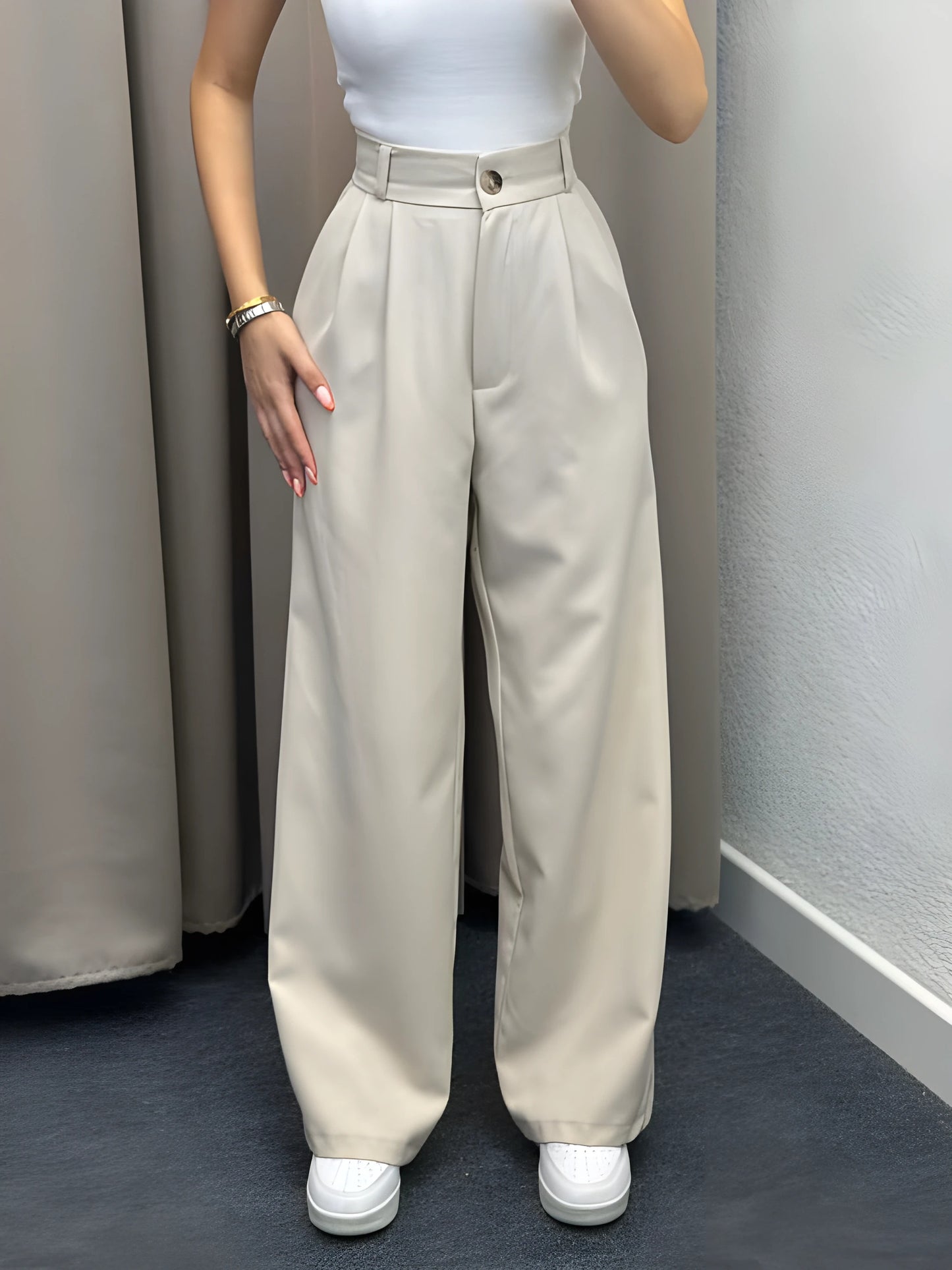 Wide-Leg classic Pants