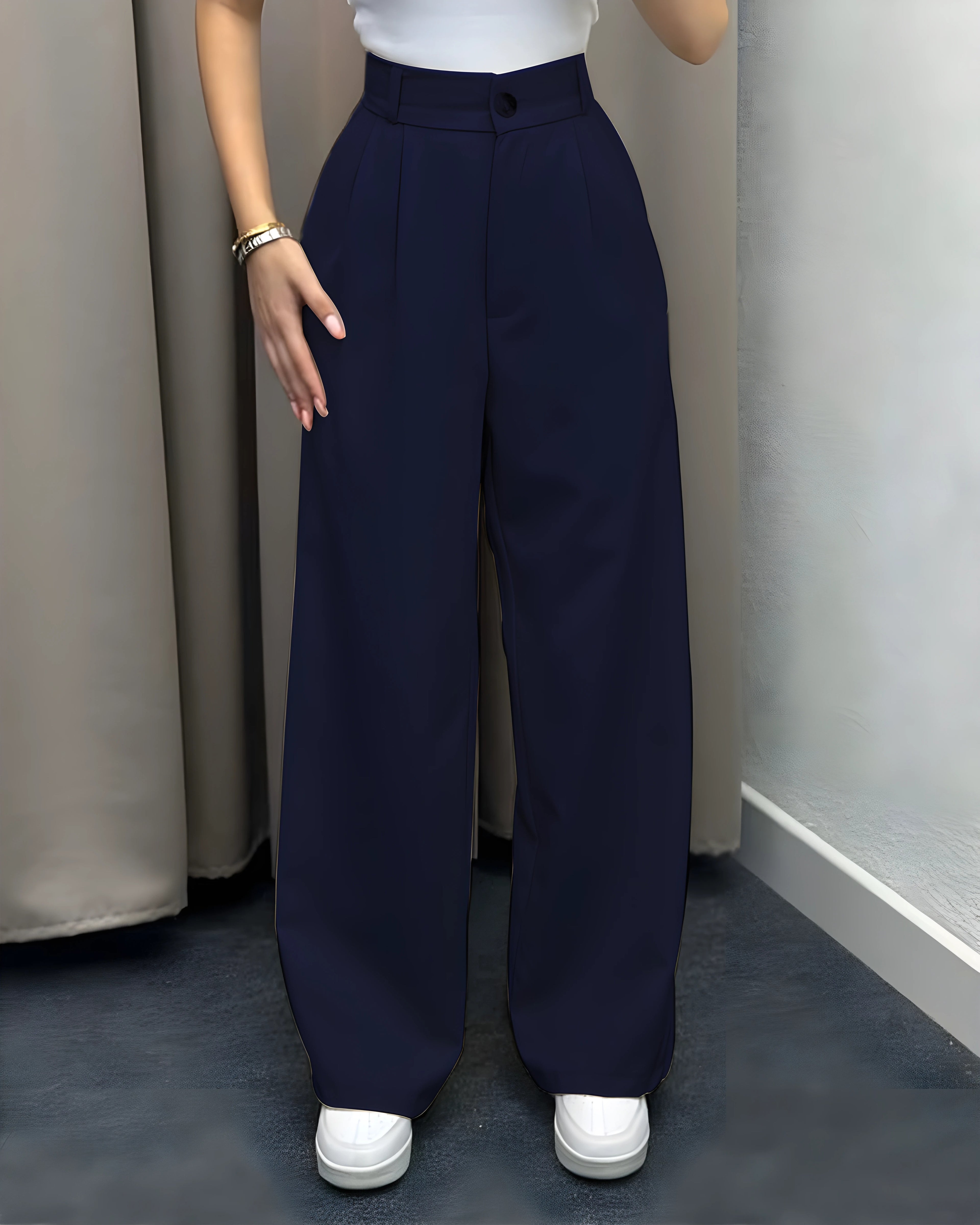 Wide-Leg classic Pants