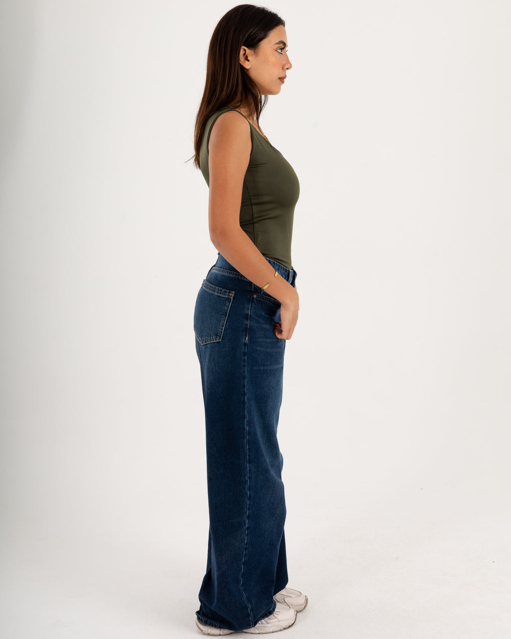 Basic Tank top - Scoop Neck - Double Layers.