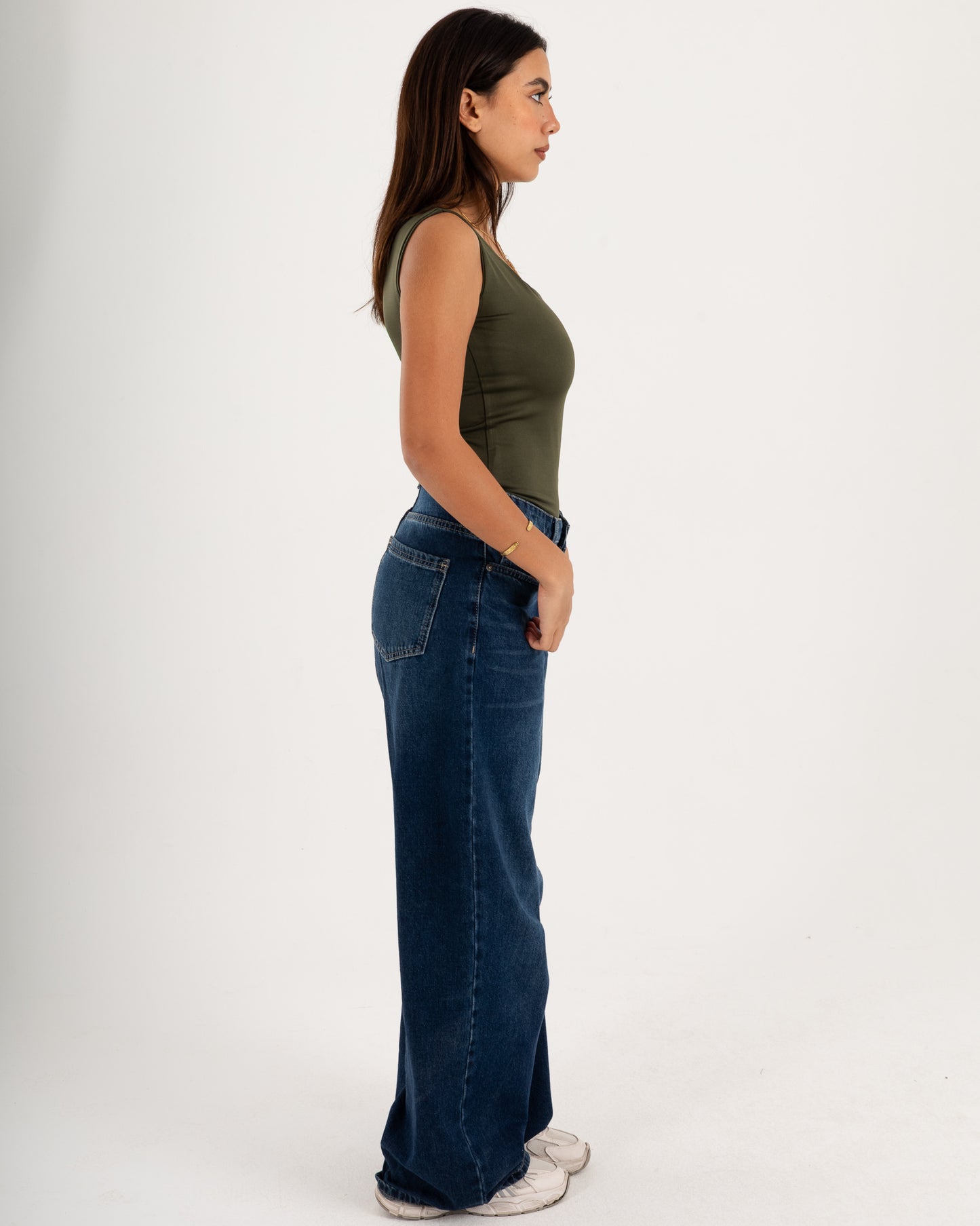 Basic Tank top - Scoop Neck - Double Layers.