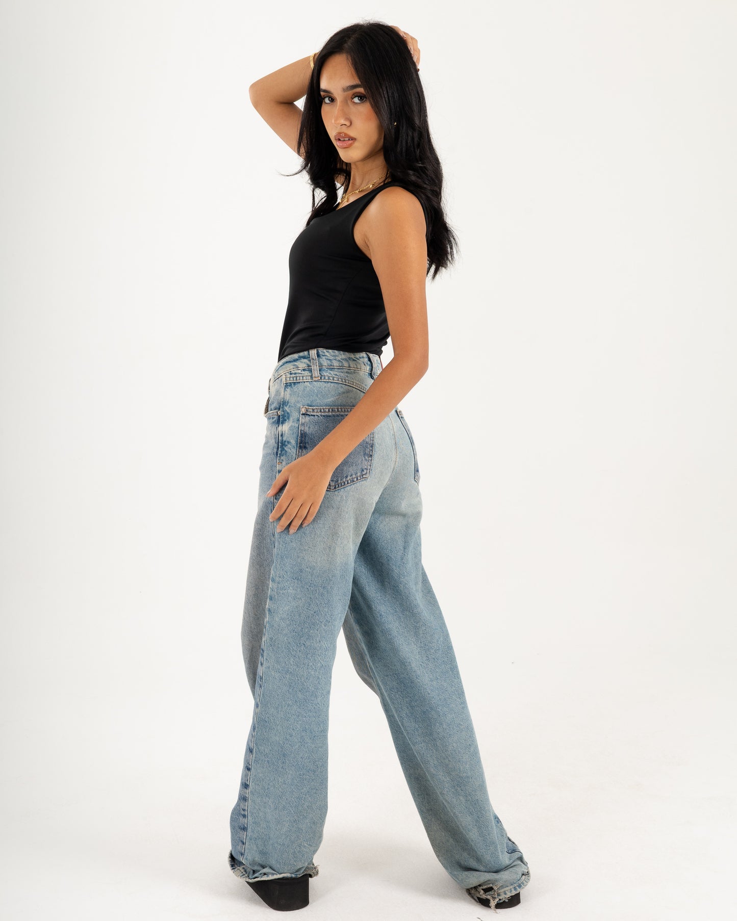 Basic Tank top - Scoop Neck - Double Layers.