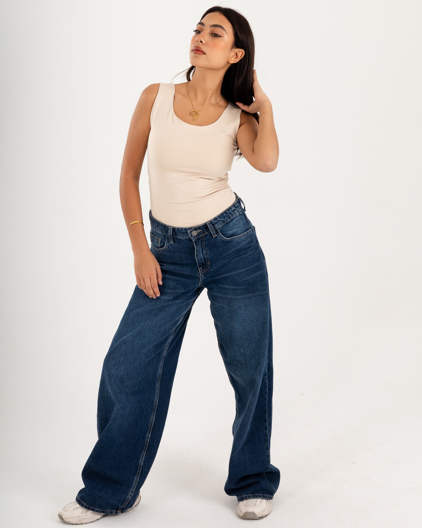 Basic Tank top - Scoop Neck - Double Layers.