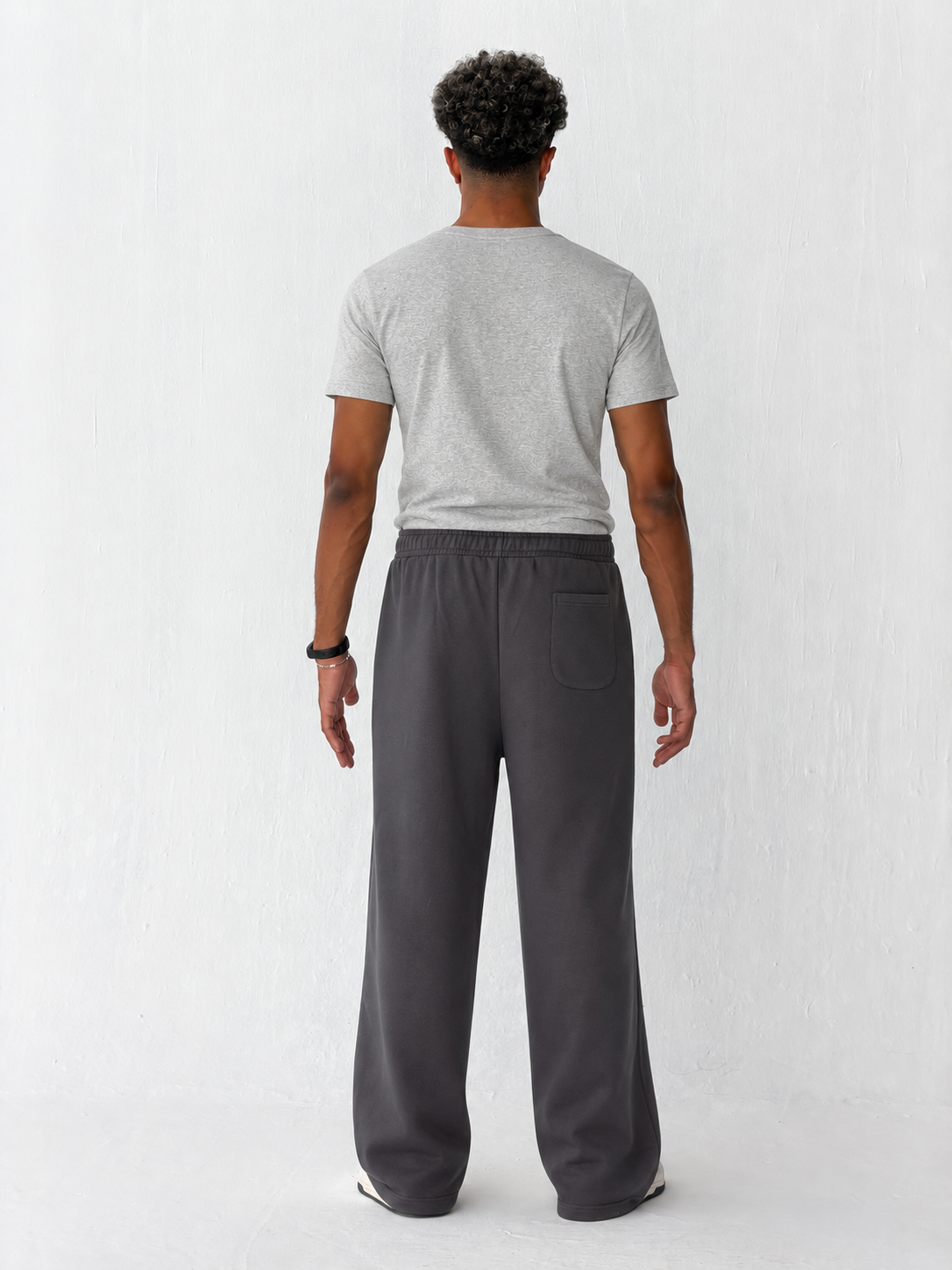 Duo Unisex Pleated Wide-Leg Sweatpants – 100% Cotton Face