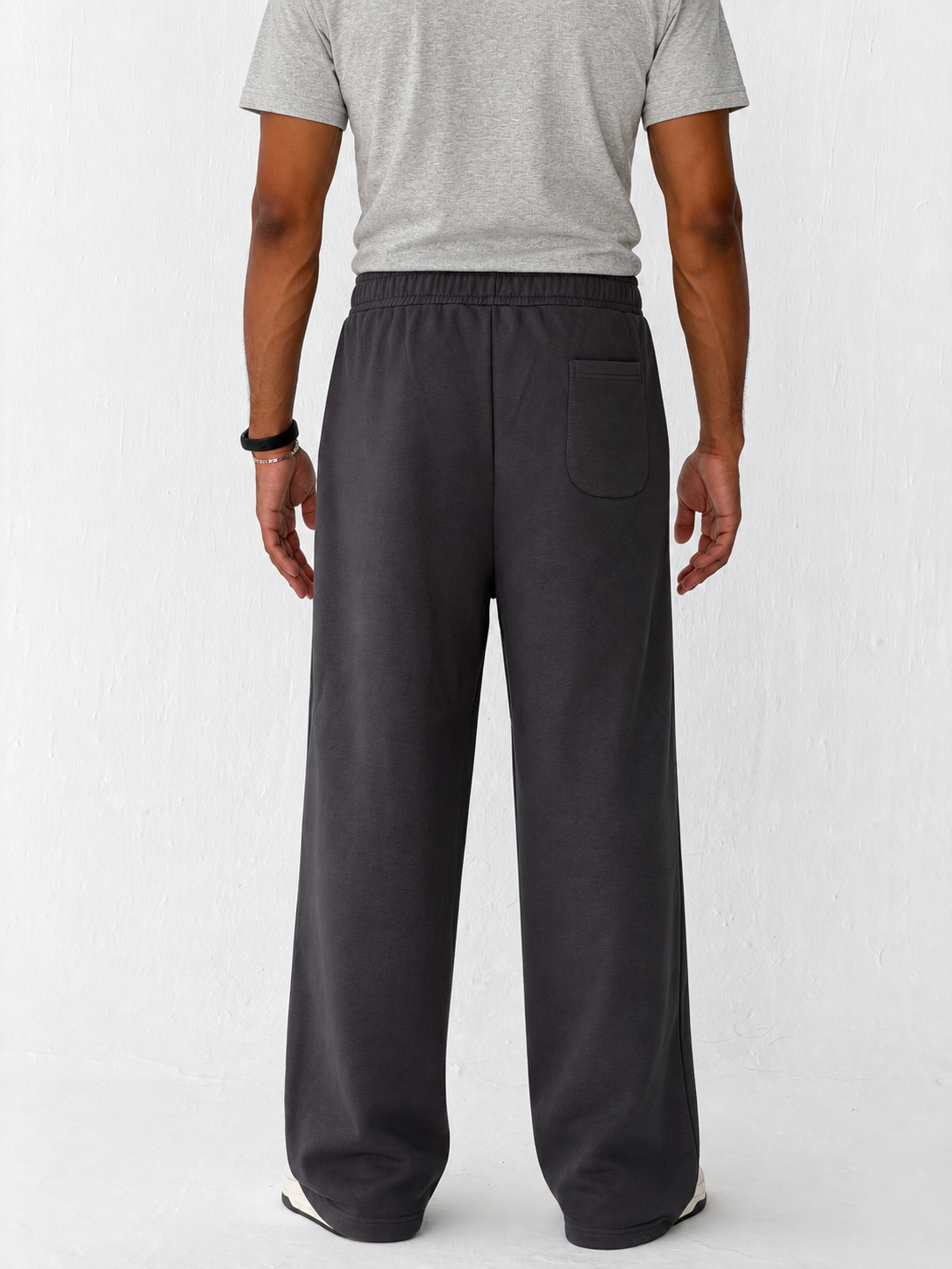 Duo Unisex Pleated Wide-Leg Sweatpants – 100% Cotton Face