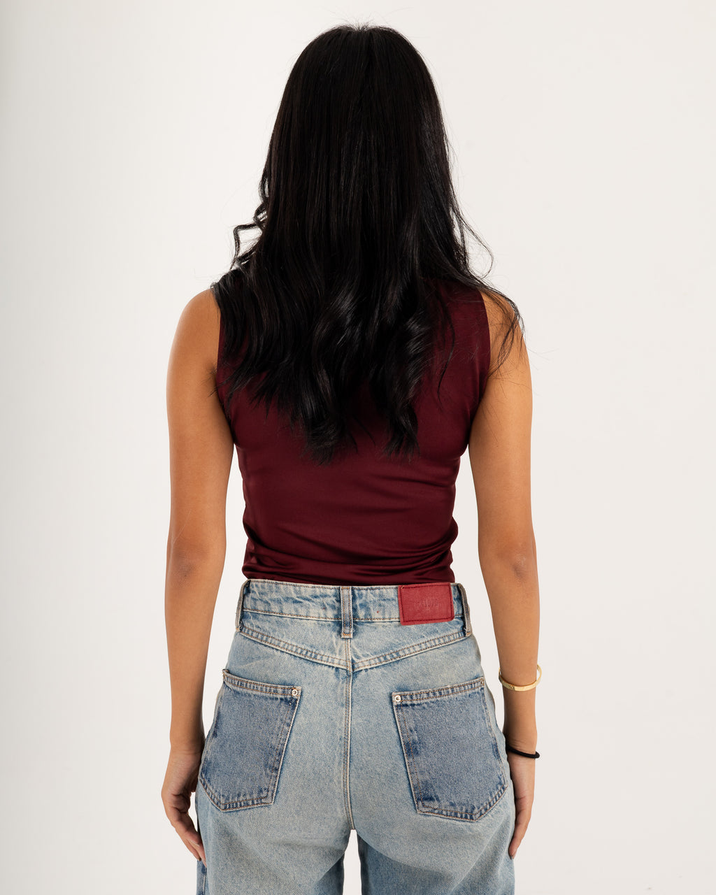 Basic Tank top - Scoop Neck - Double Layers.