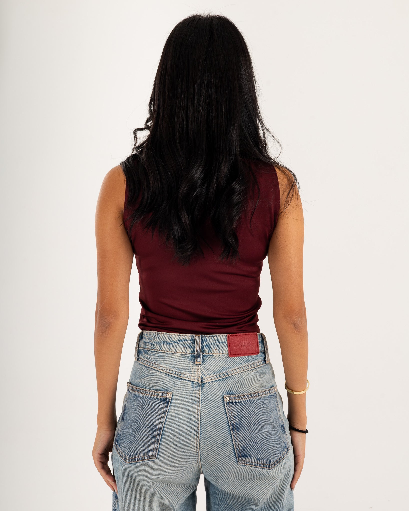Basic Tank top - Scoop Neck - Double Layers.