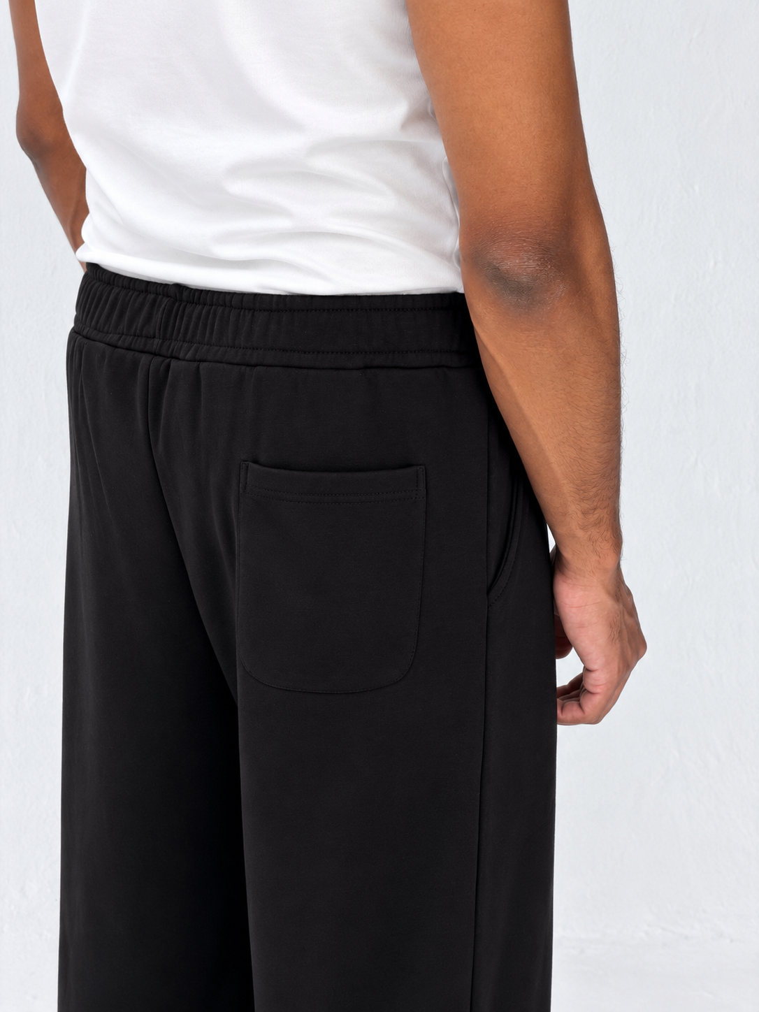 Duo Unisex Pleated Wide-Leg Sweatpants – 100% Cotton Face