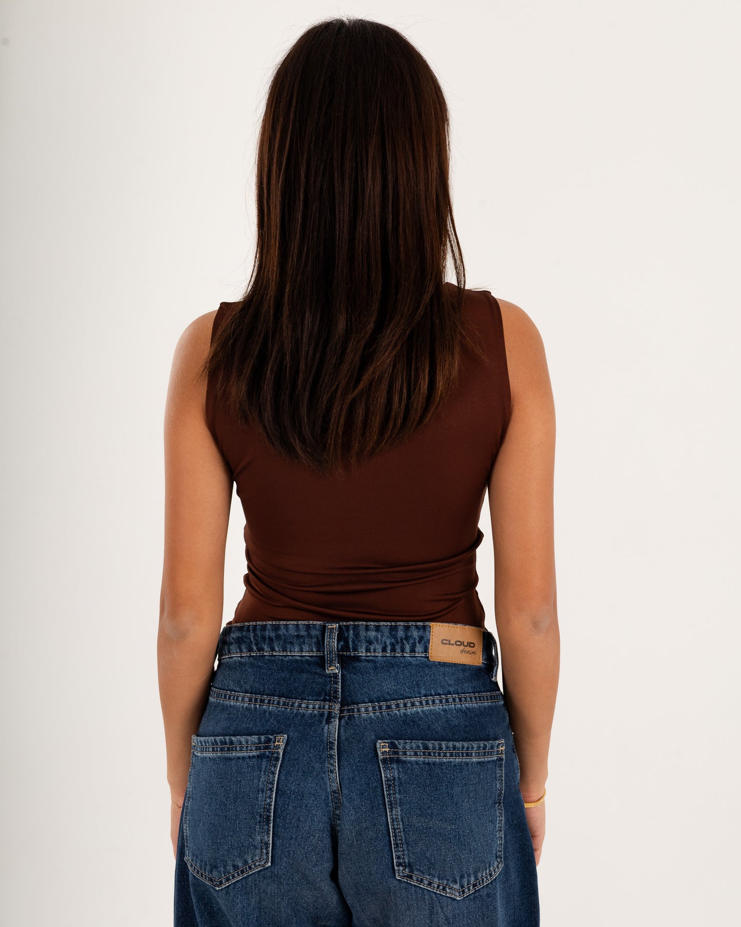 Basic Tank top - Scoop Neck - Double Layers.