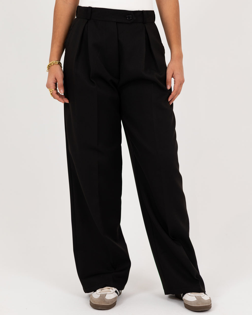 Wide-Leg Modern Pants