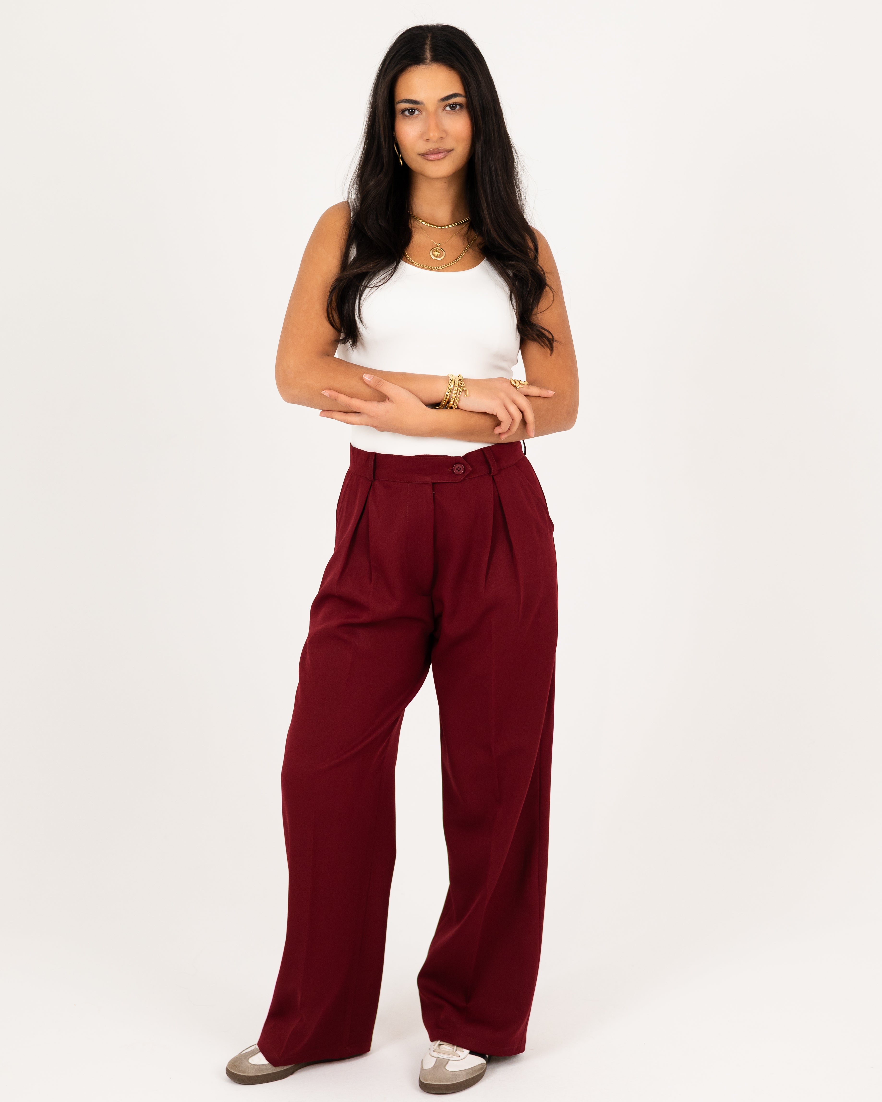 Wide-Leg Modern Pants