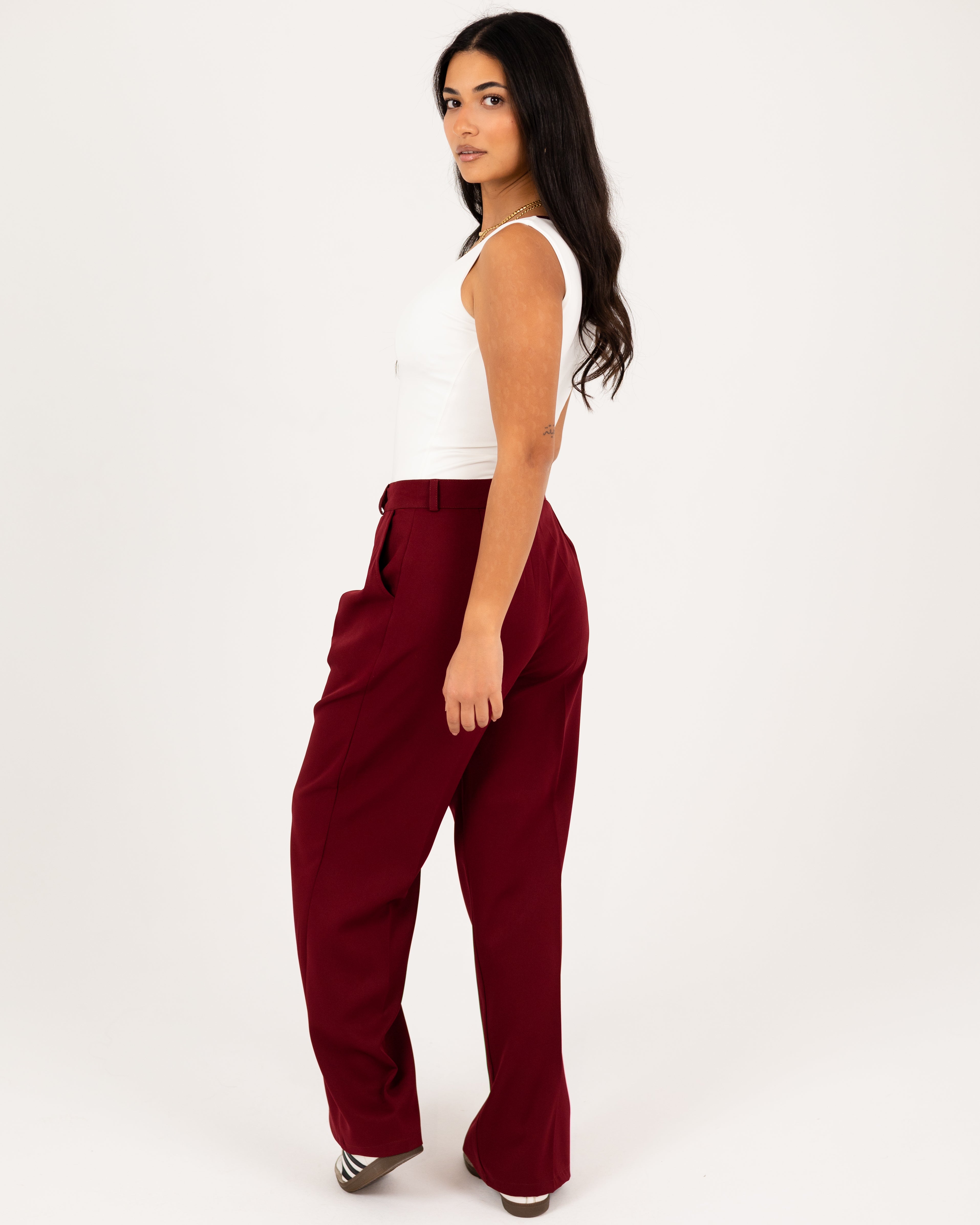 Wide-Leg Modern Pants