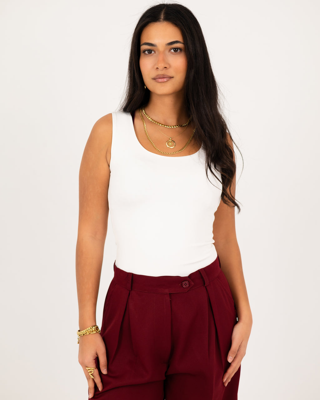 Wide-Leg Modern Pants