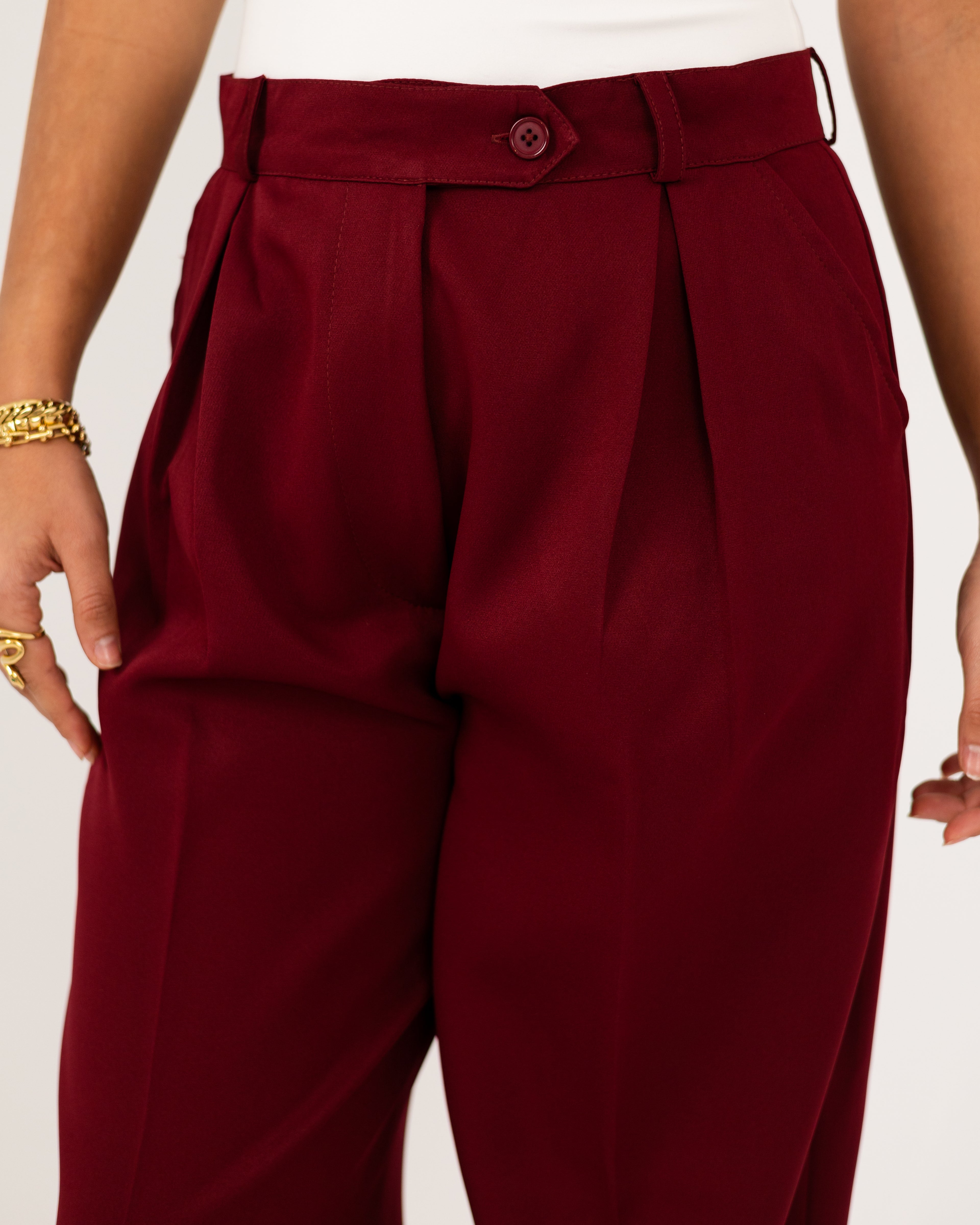 Wide-Leg Modern Pants