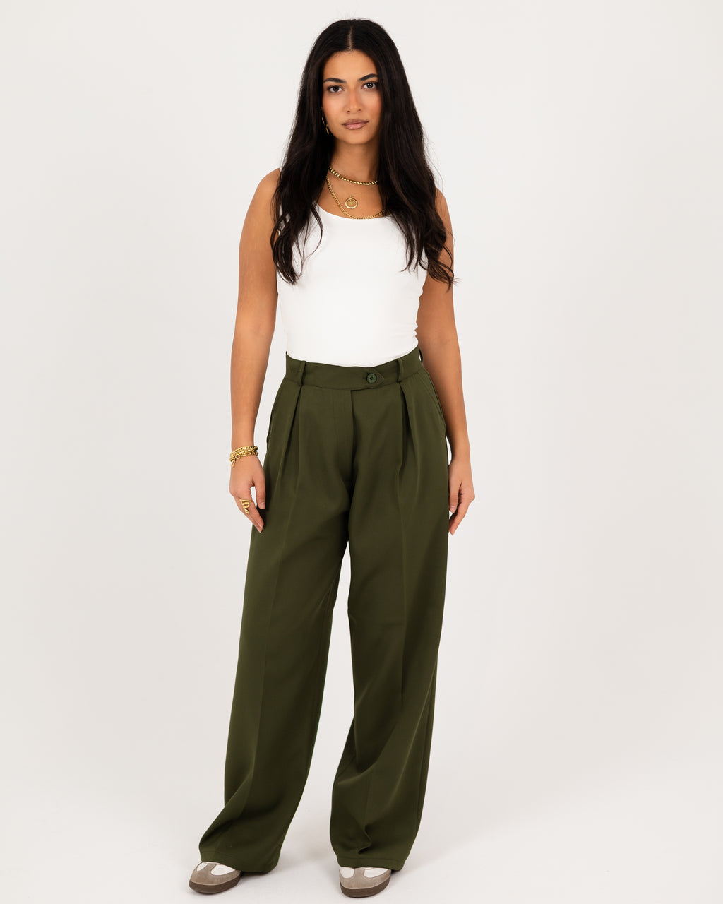 Wide-Leg Modern Pants