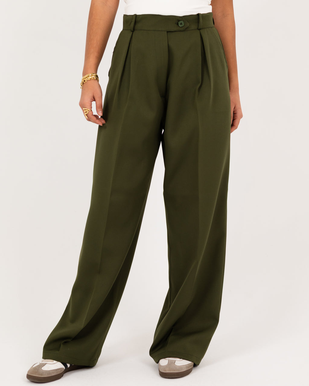 Wide-Leg Modern Pants