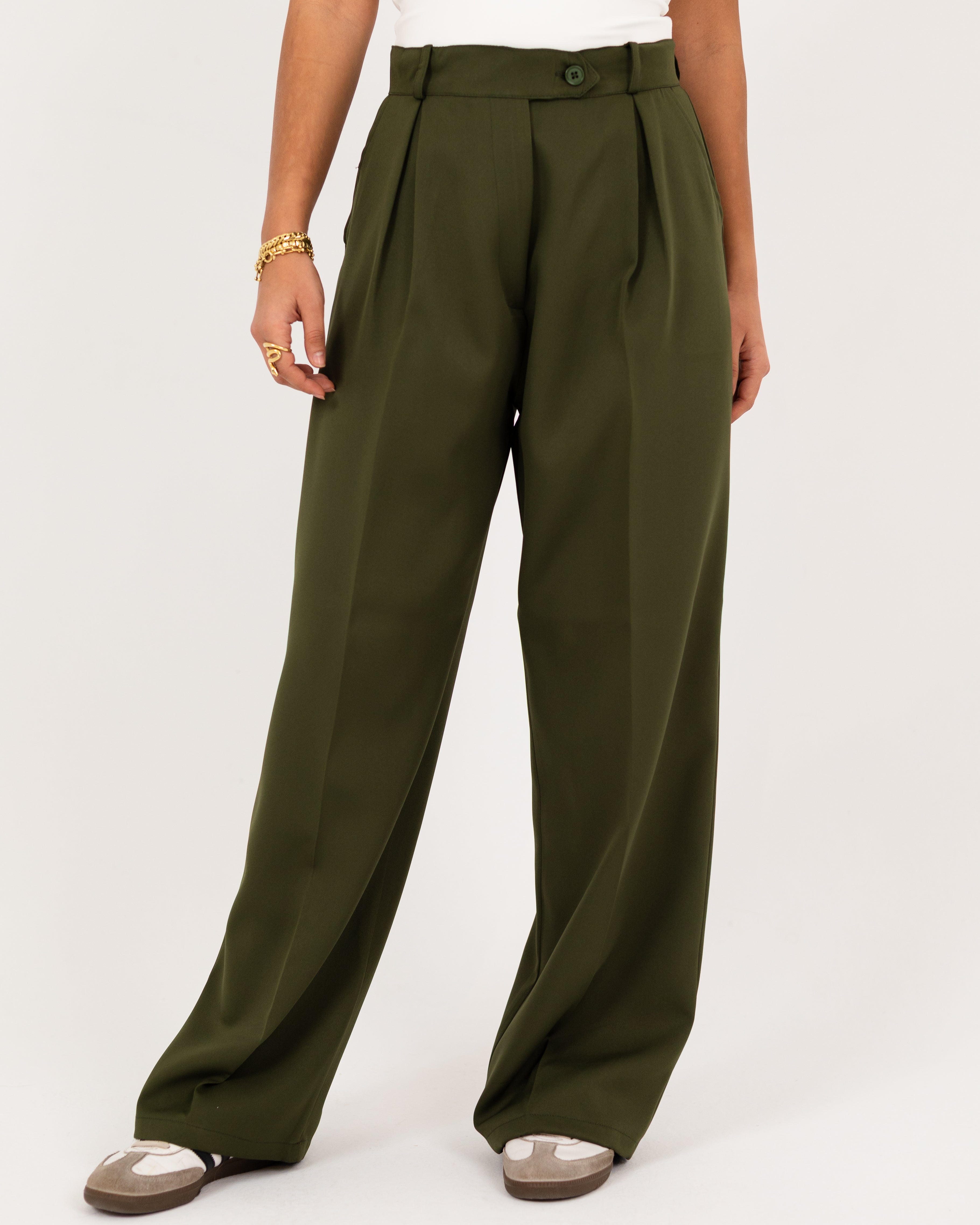 Wide-Leg Modern Pants