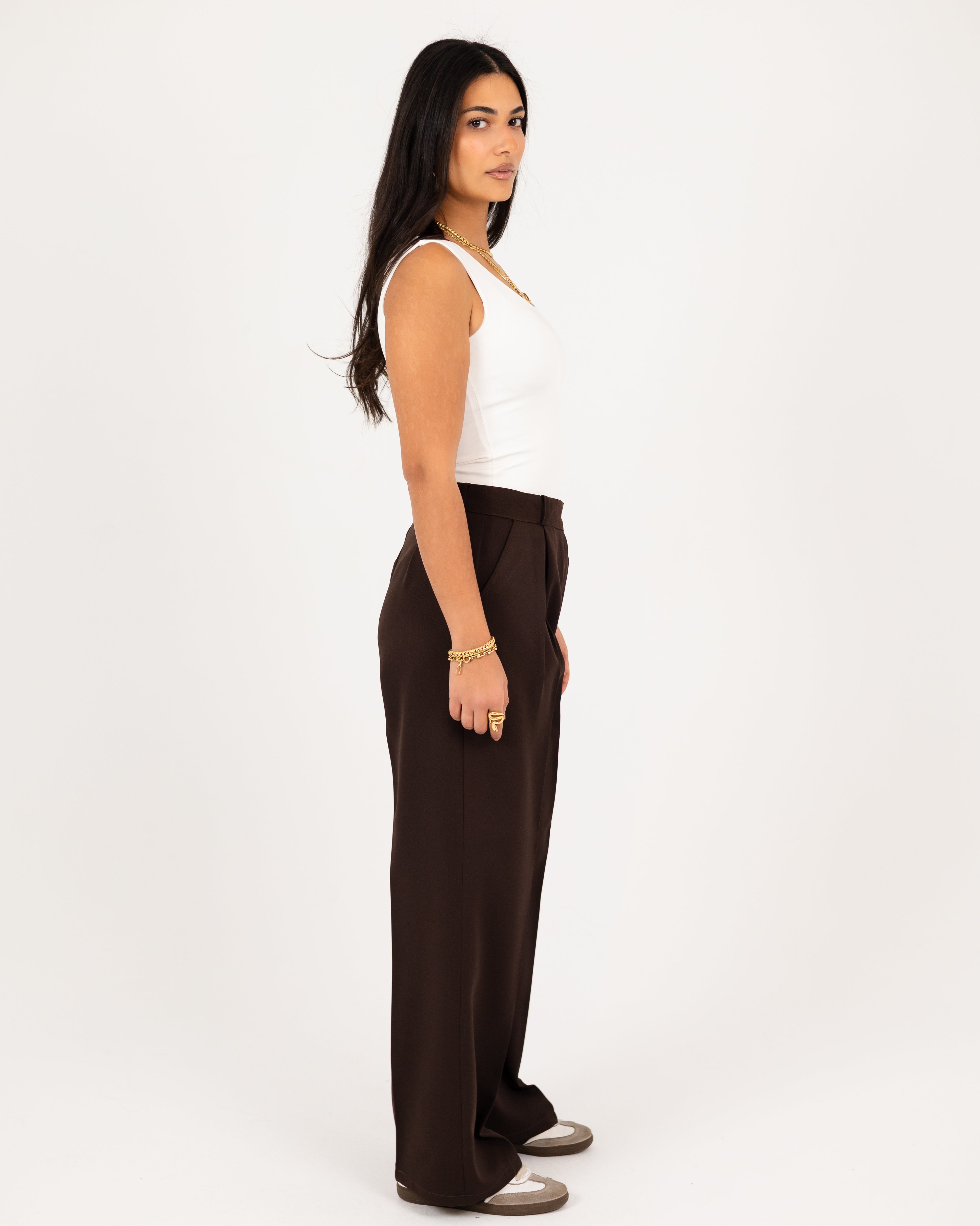 Wide-Leg Modern Pants