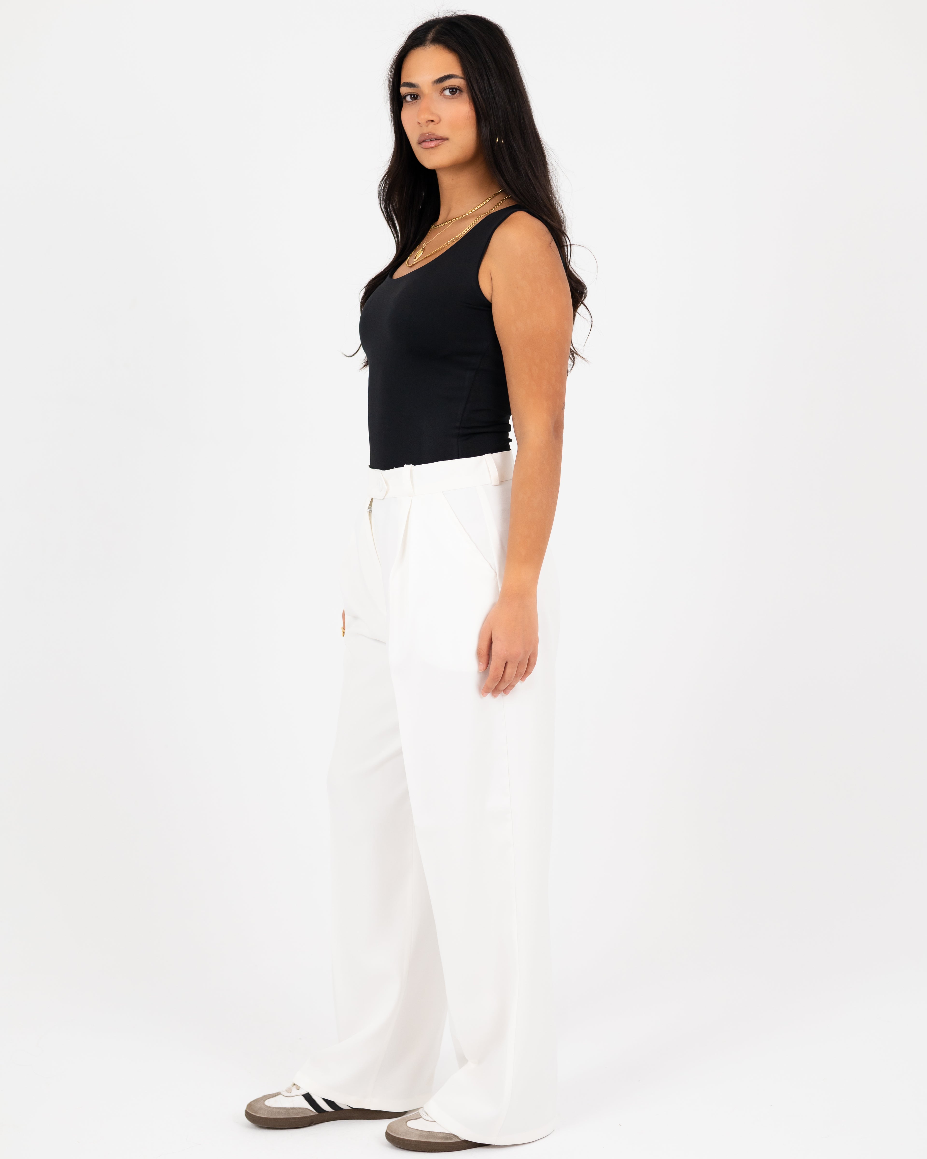 Wide-Leg Modern Pants