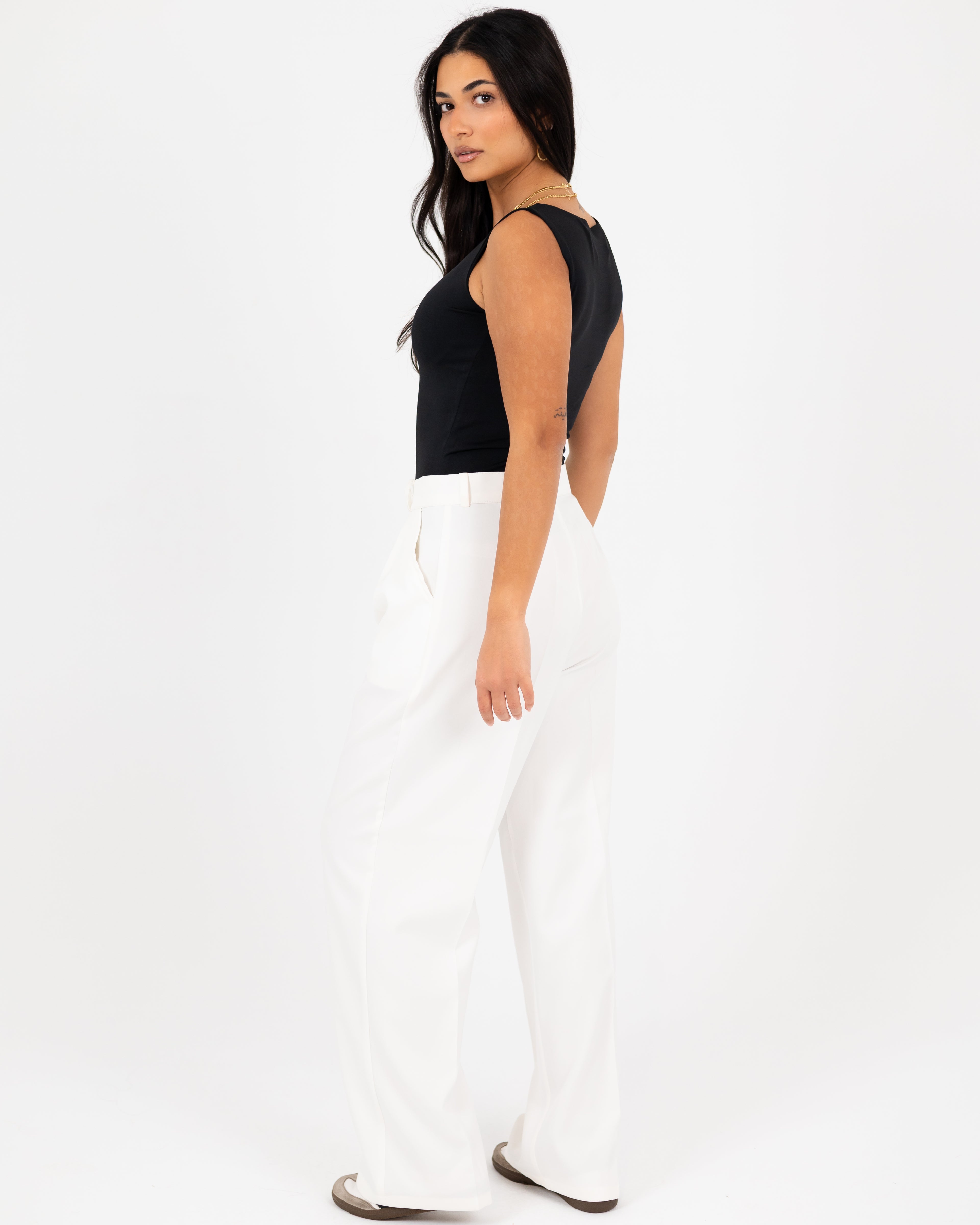 Wide-Leg Modern Pants