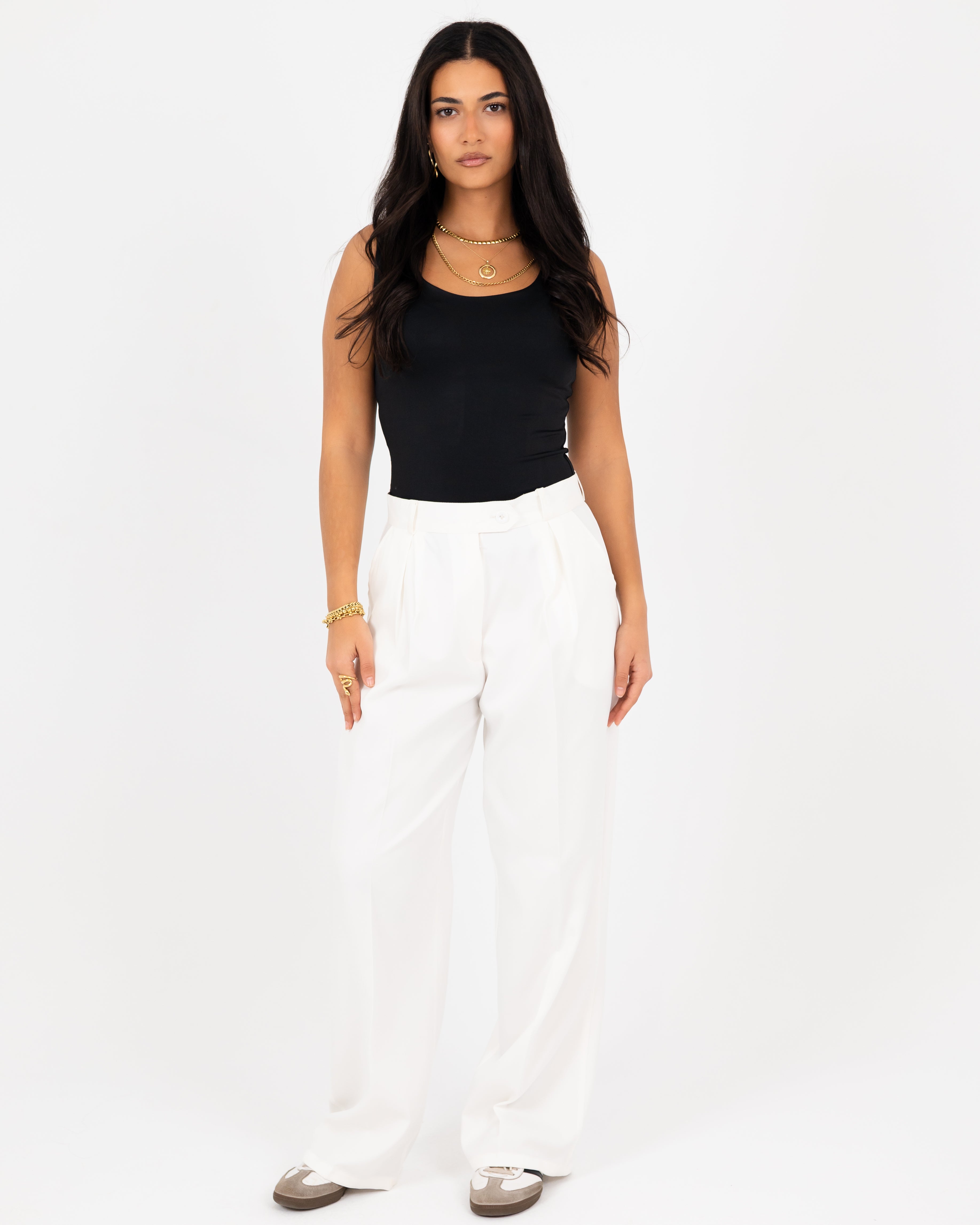 Wide-Leg Modern Pants