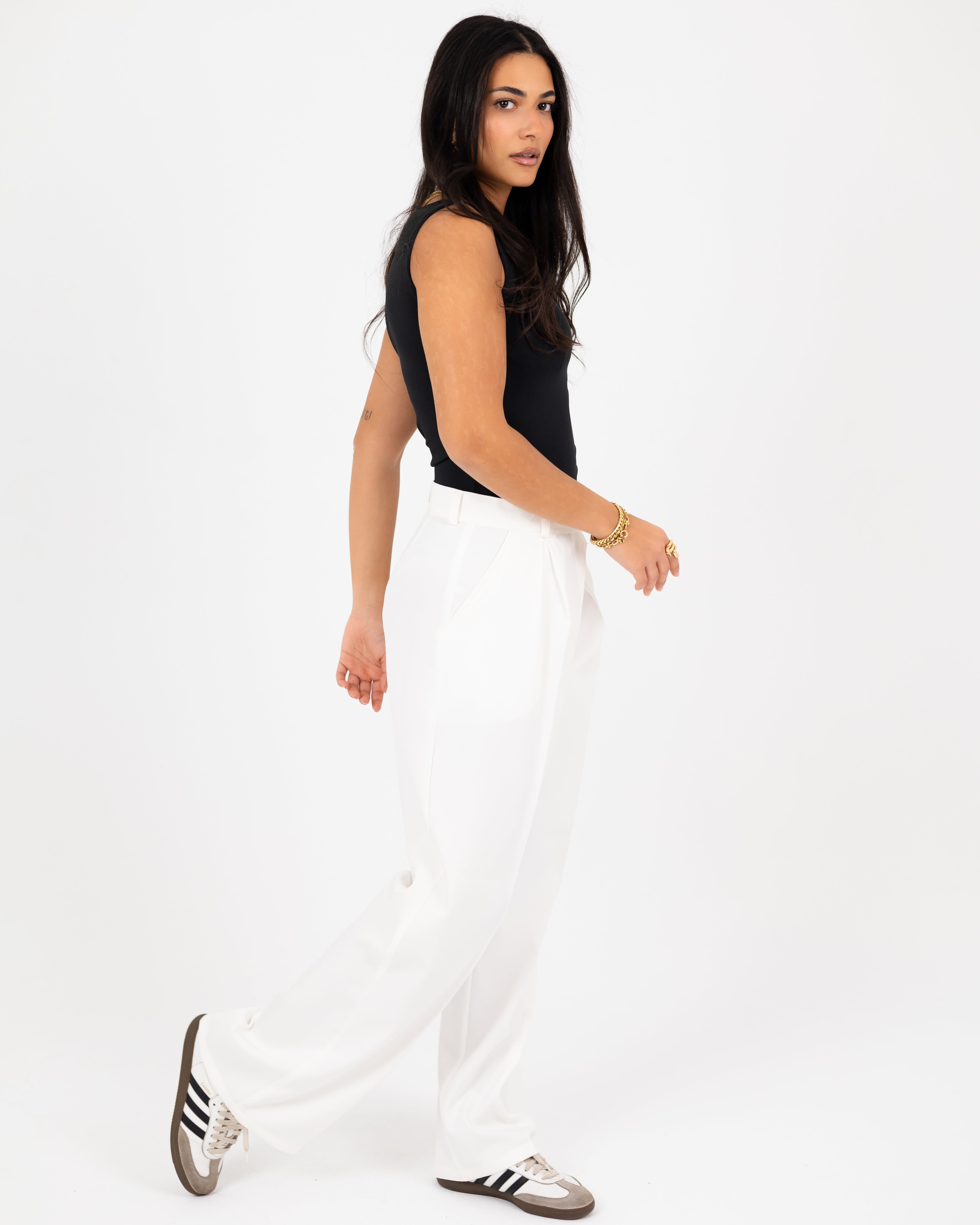 Wide-Leg Modern Pants