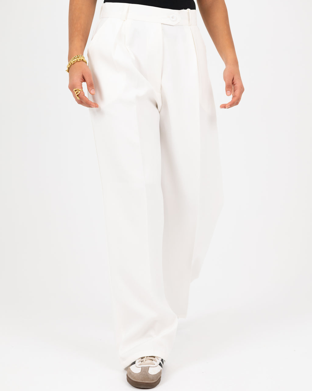 Wide-Leg Modern Pants