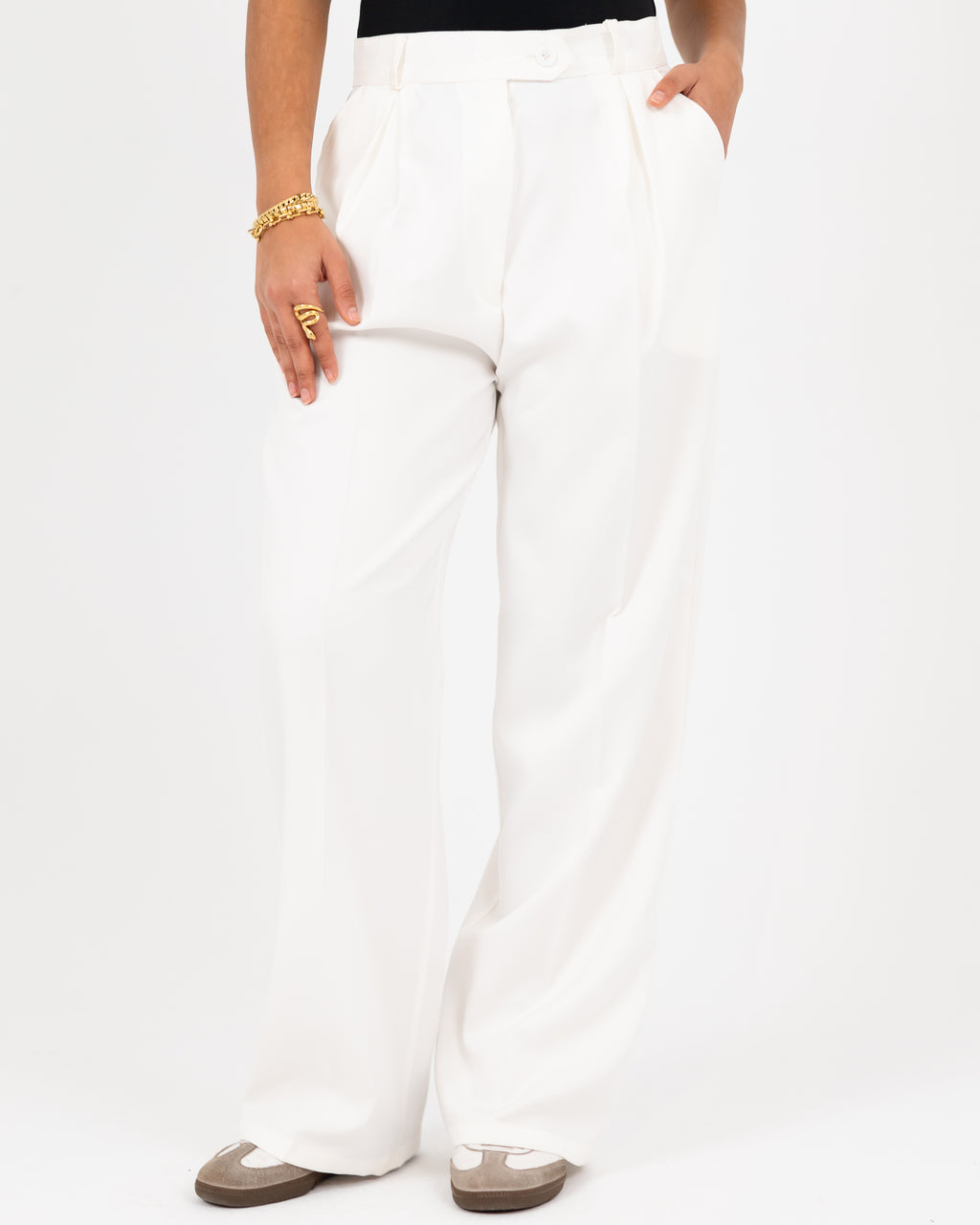 Wide-Leg Modern Pants