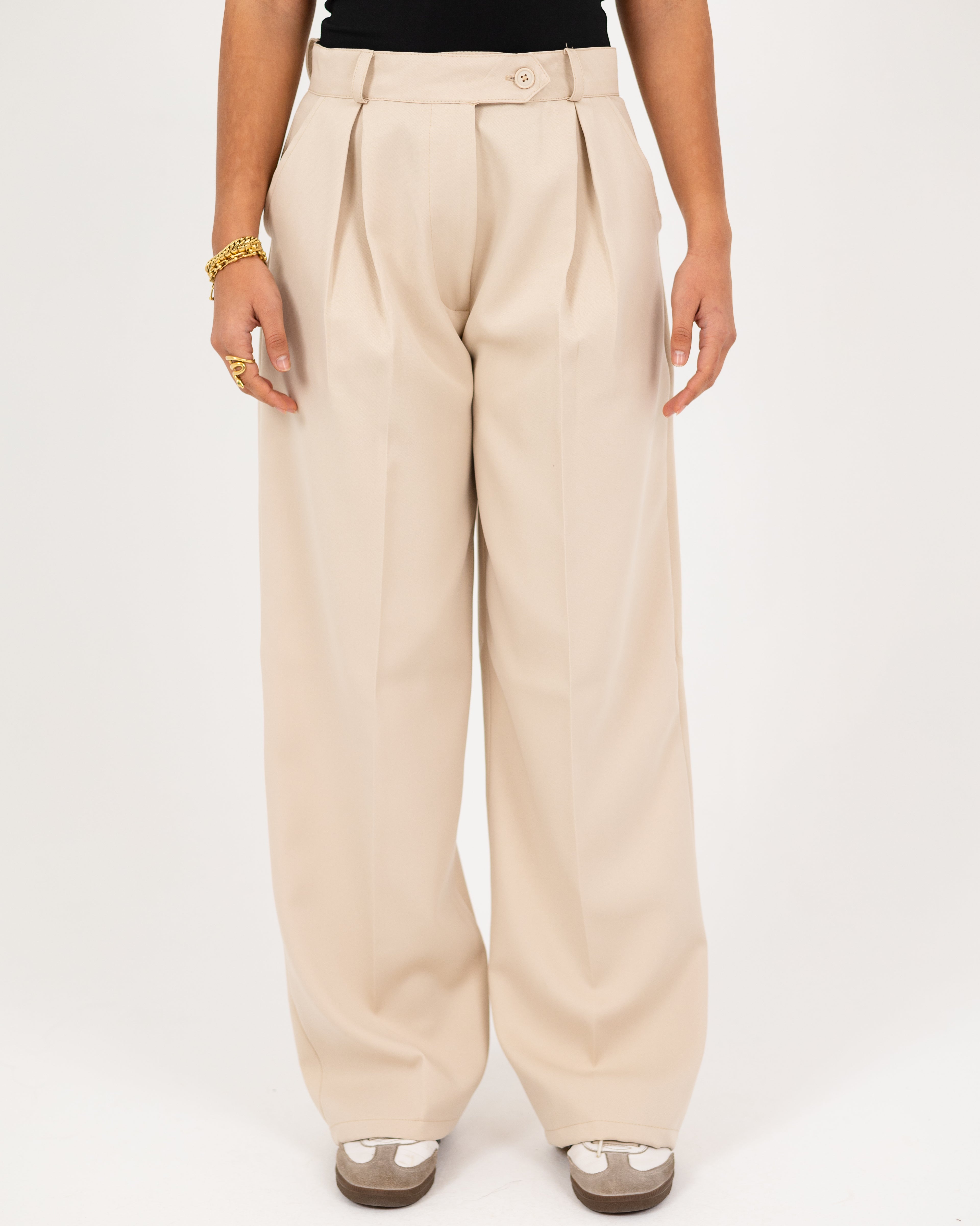 Wide-Leg Modern Pants