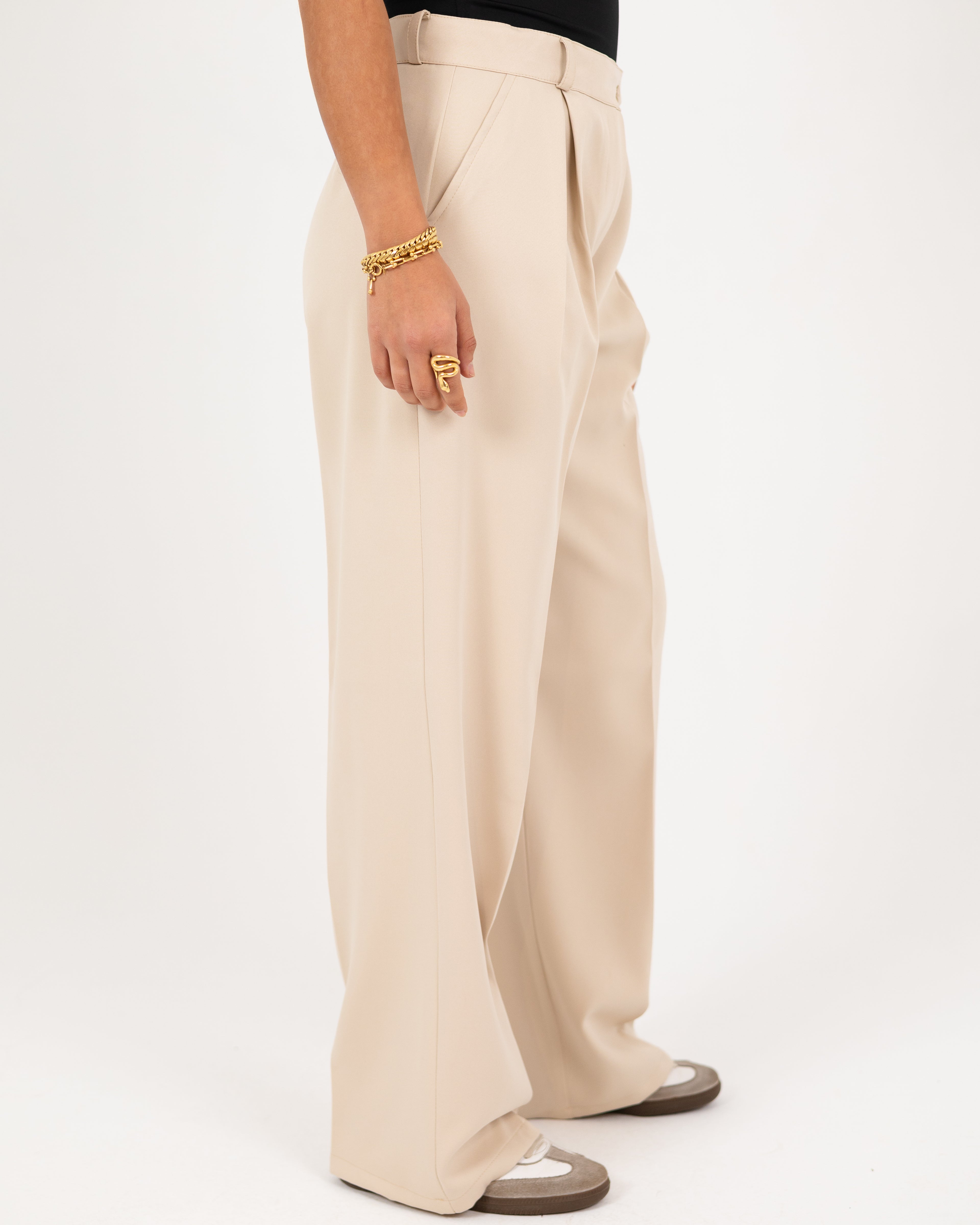 Wide-Leg Modern Pants