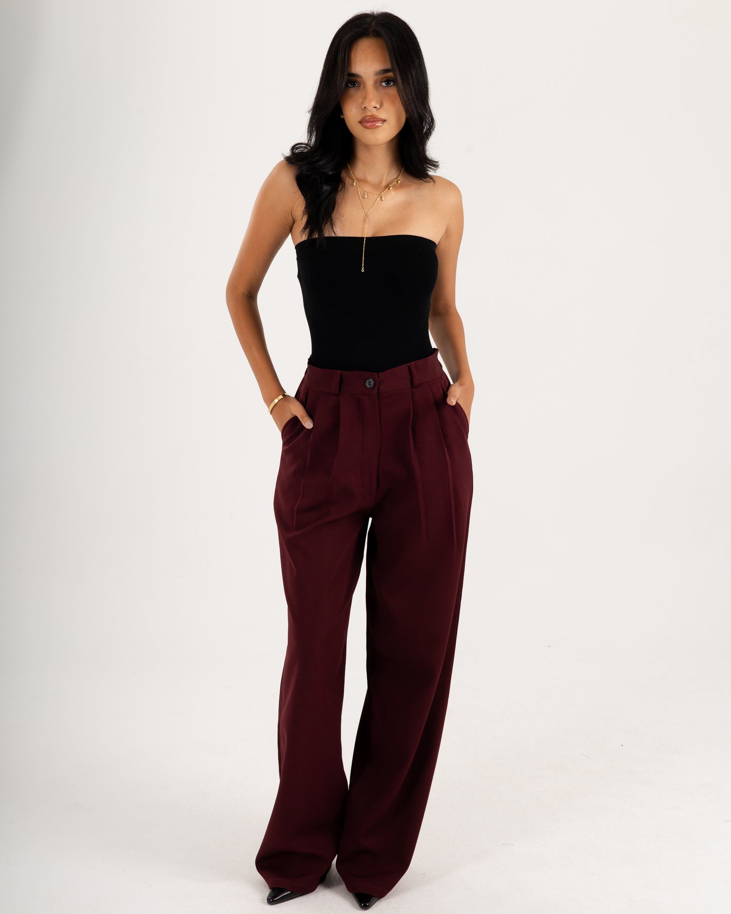 Wide-Leg classic Pants