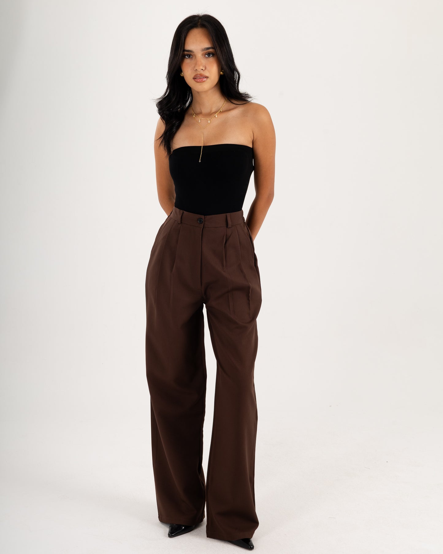 Wide-Leg classic Pants