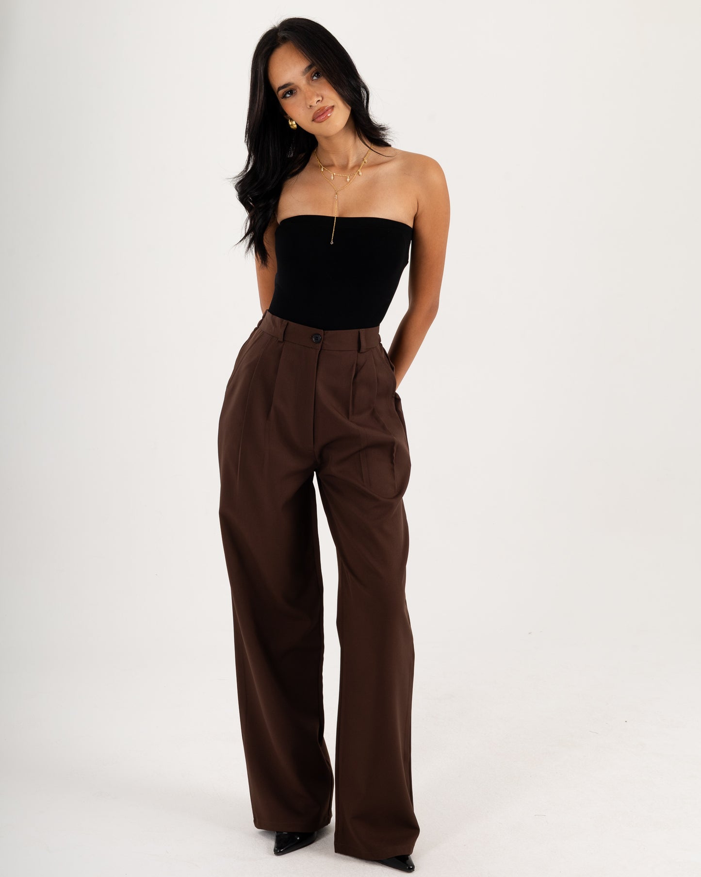 Wide-Leg classic Pants