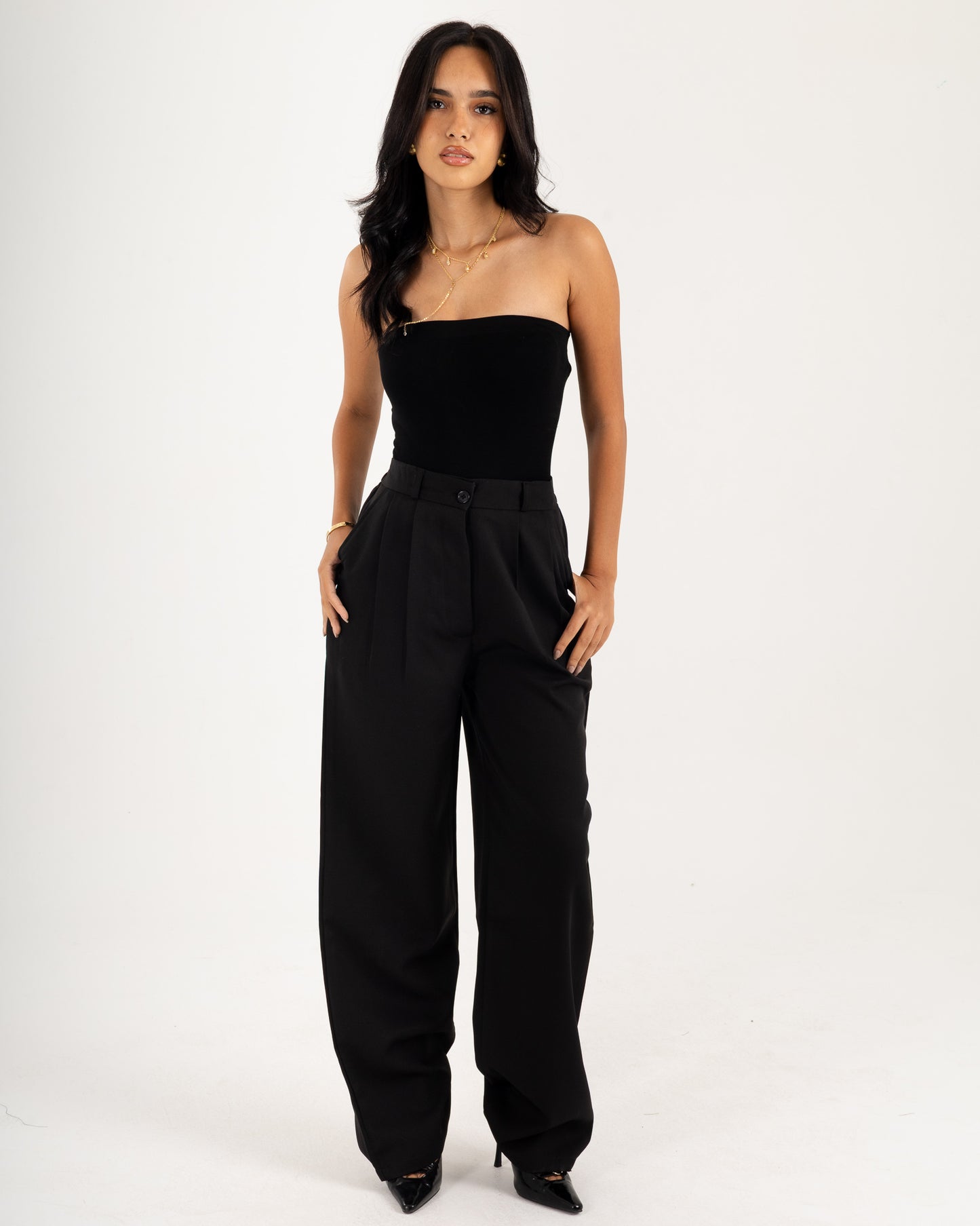 Wide-Leg classic Pants