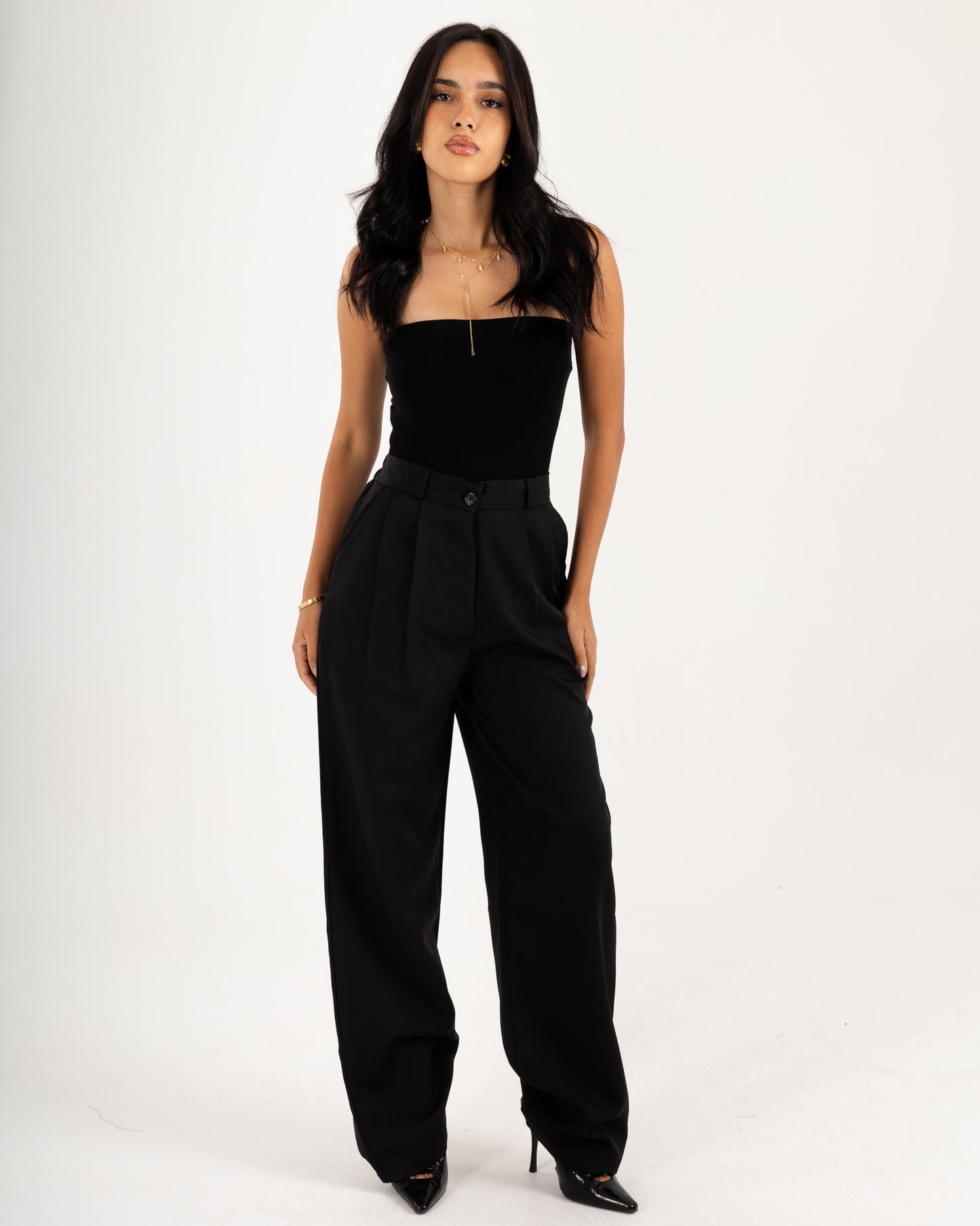 Wide-Leg classic Pants
