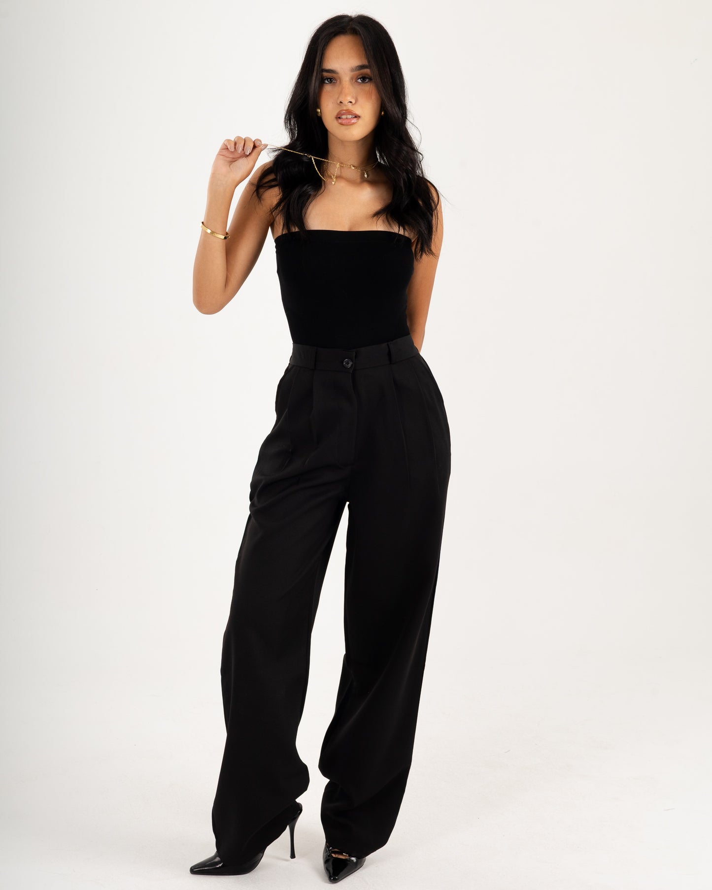 Wide-Leg classic Pants