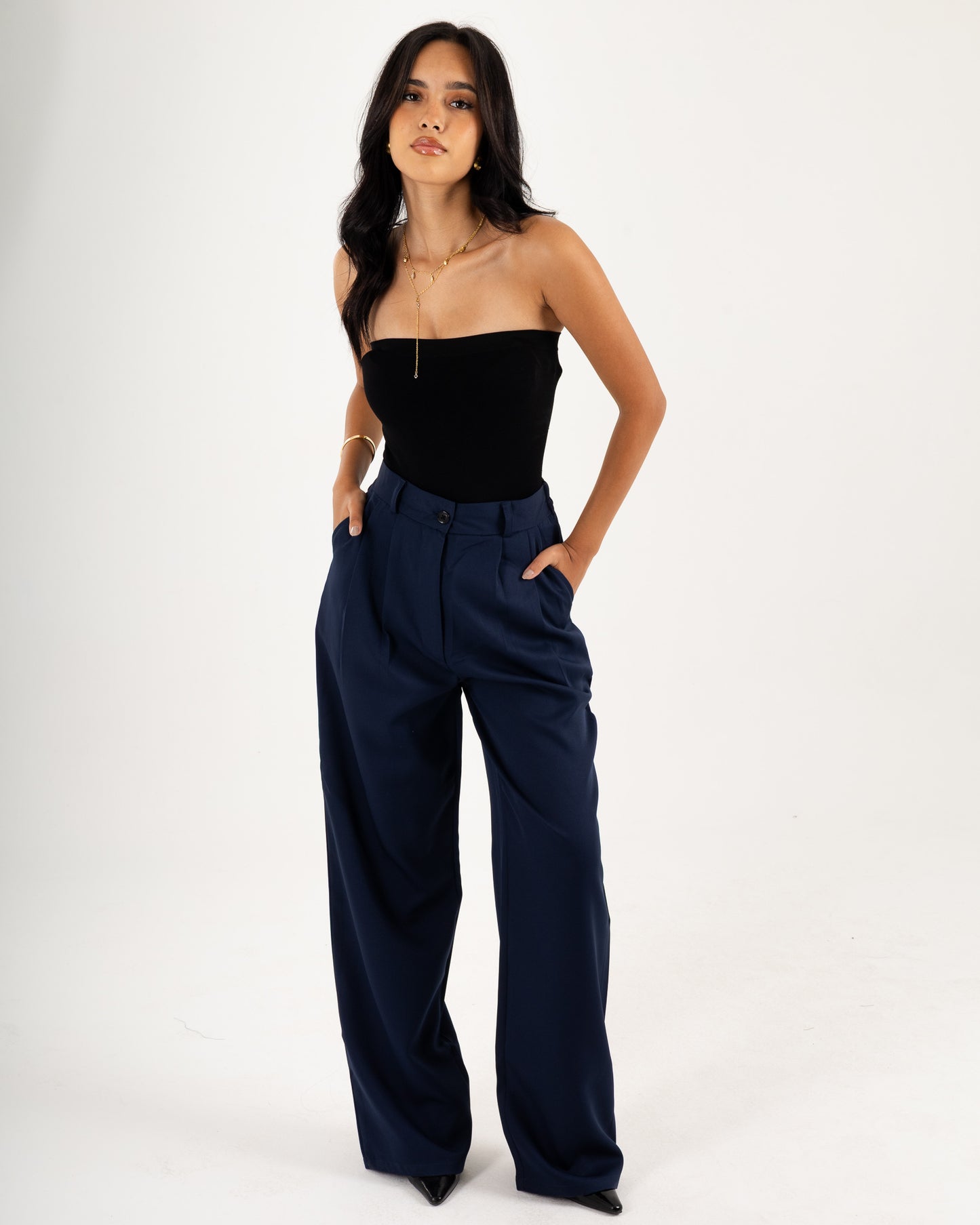 Wide-Leg classic Pants