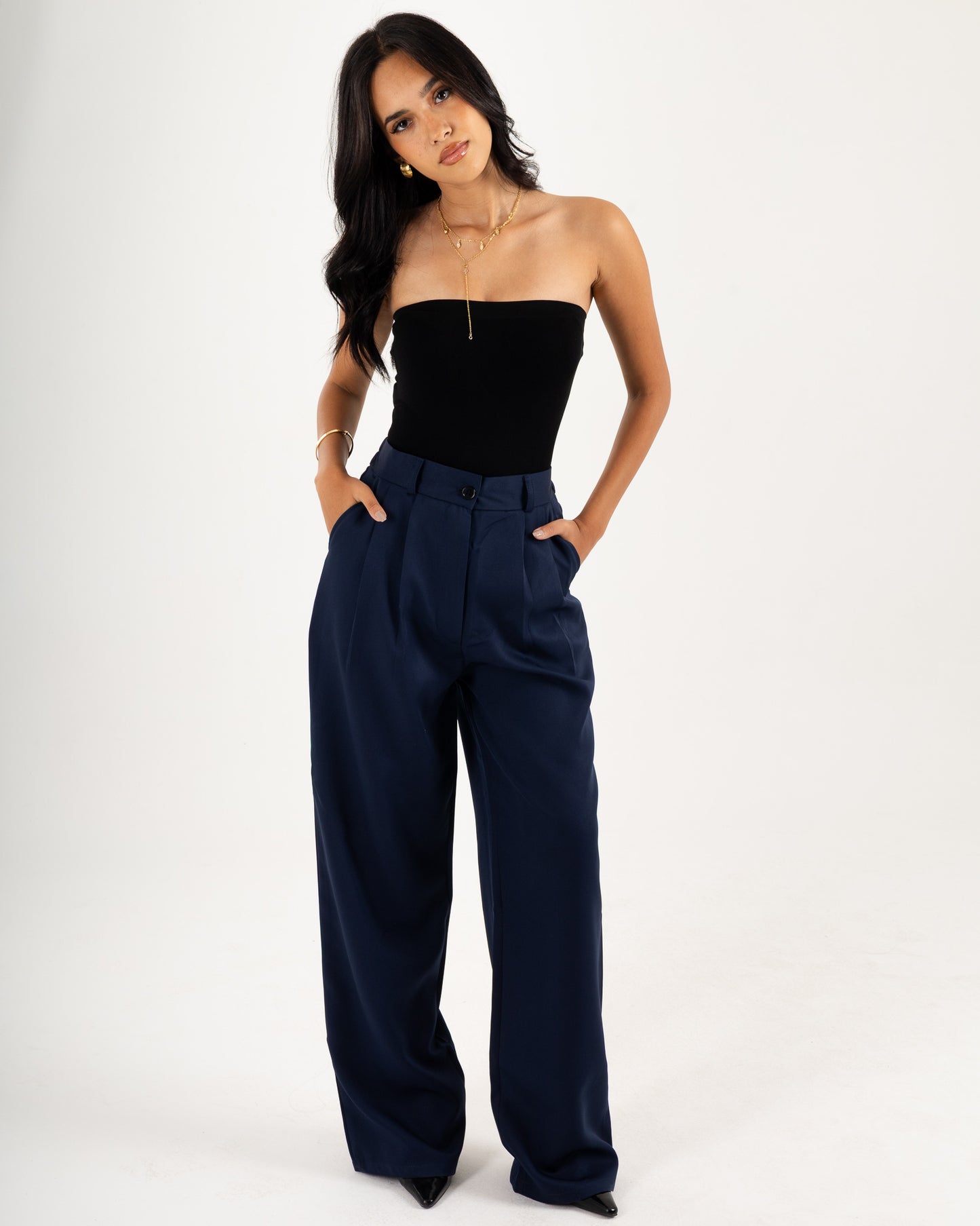 Wide-Leg classic Pants