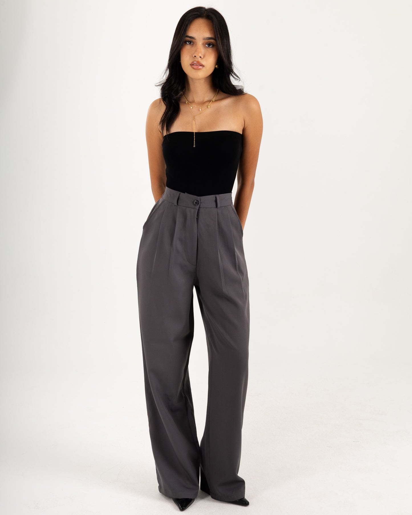 Wide-Leg classic Pants