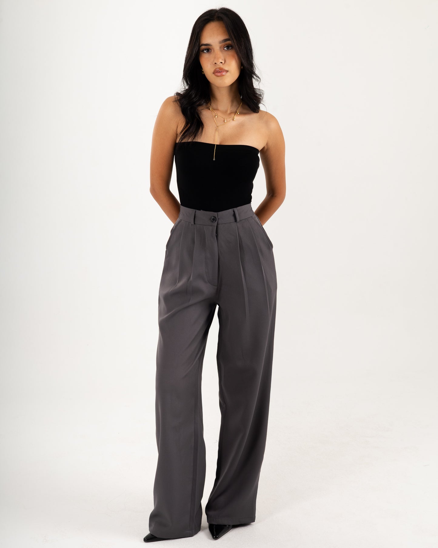 Wide-Leg classic Pants