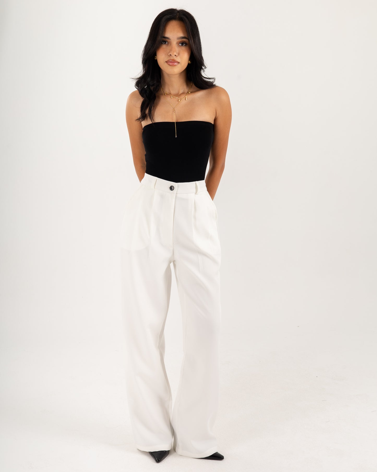 Wide-Leg classic Pants