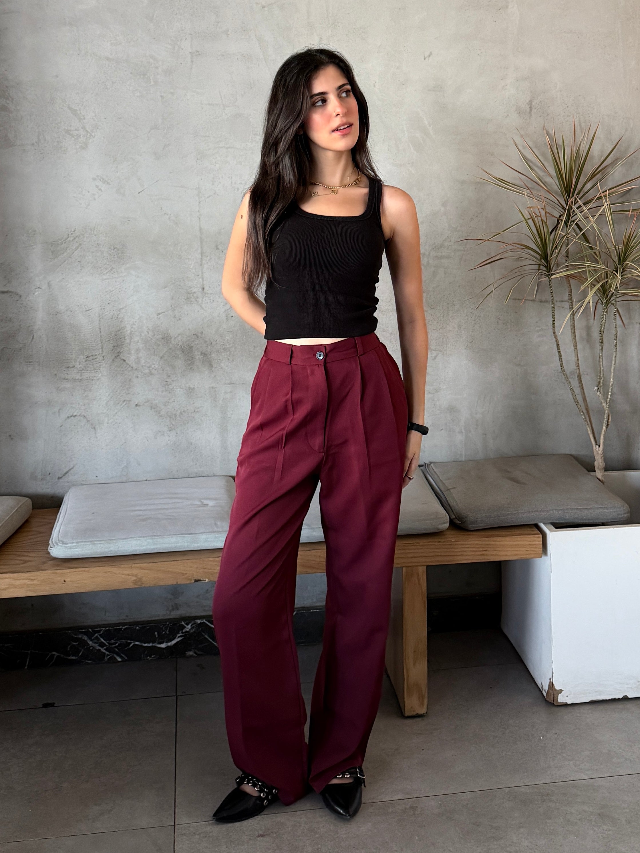 Wide-Leg classic Pants