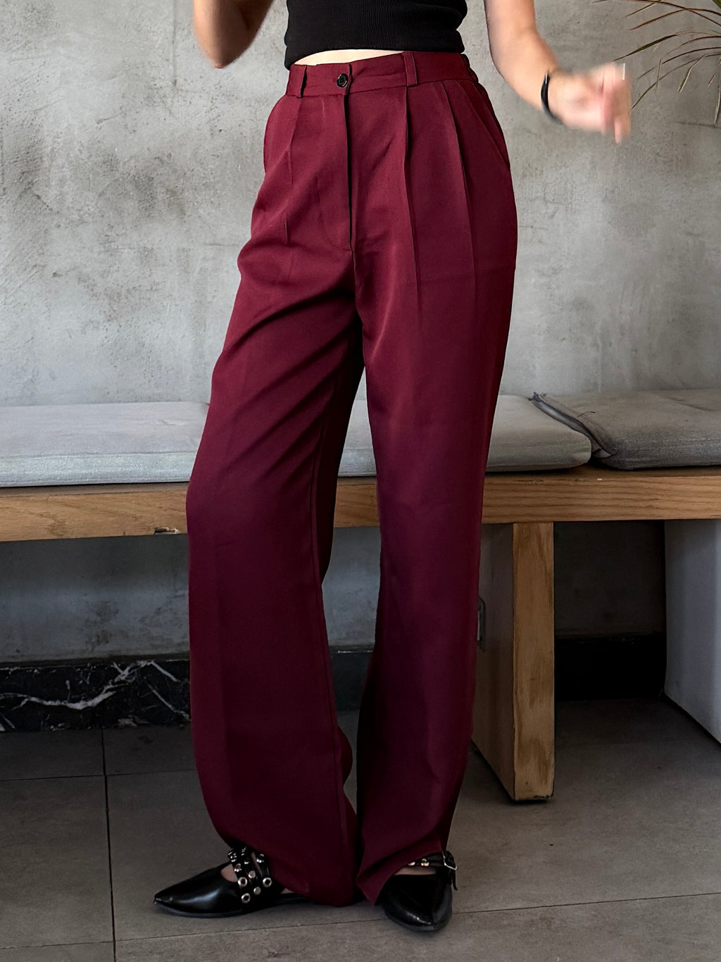 Wide-Leg classic Pants