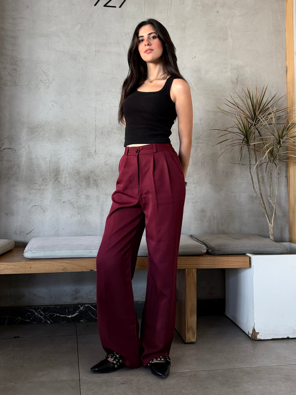 Wide-Leg classic Pants