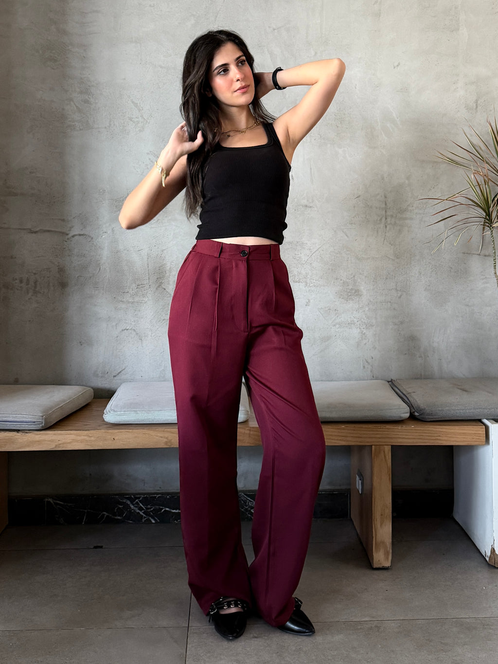 Wide-Leg classic Pants