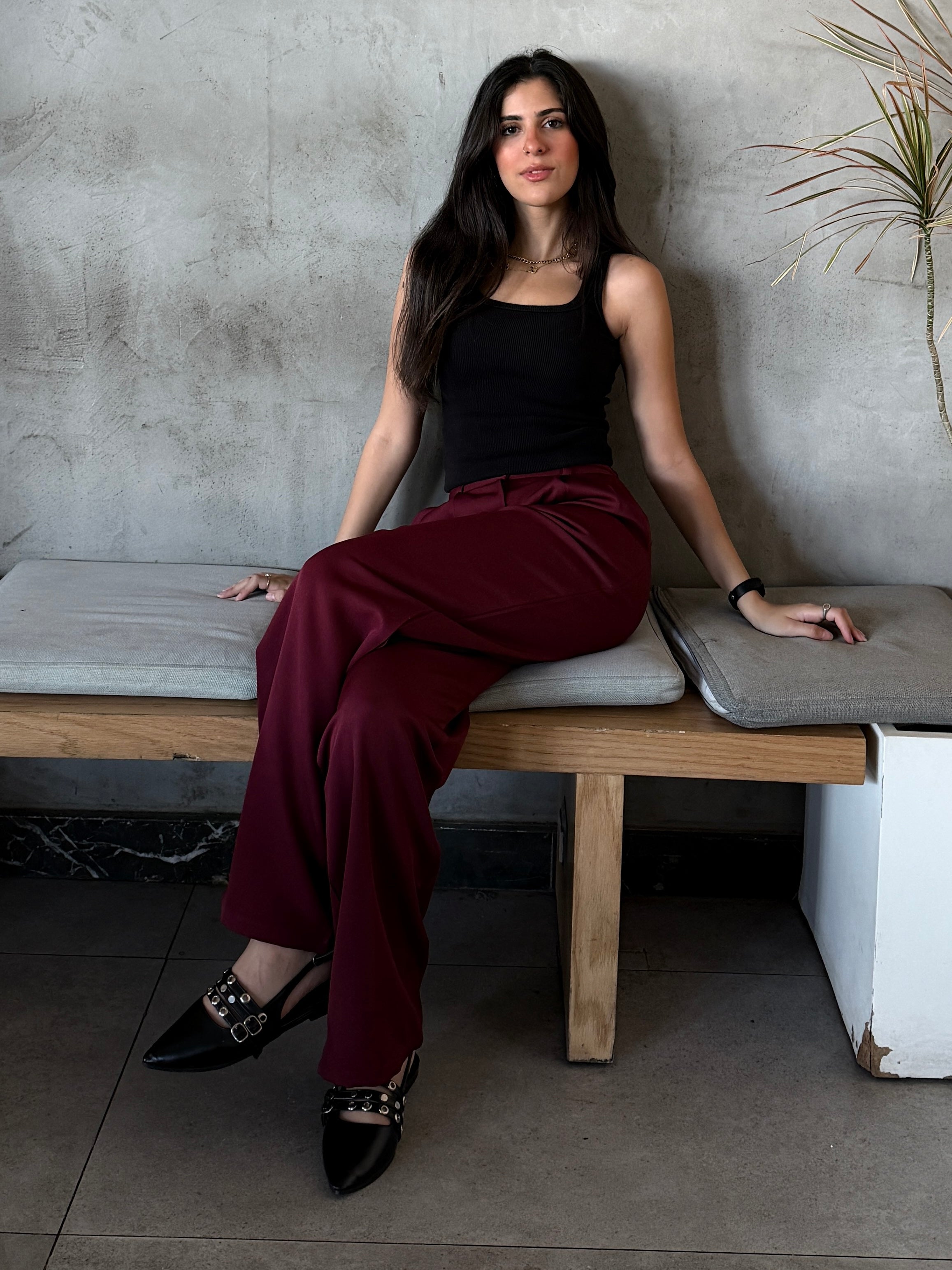 Wide-Leg classic Pants