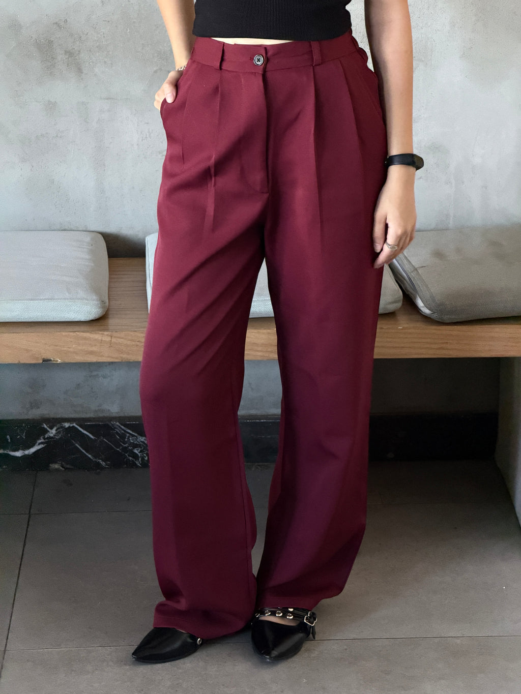 Wide-Leg classic Pants