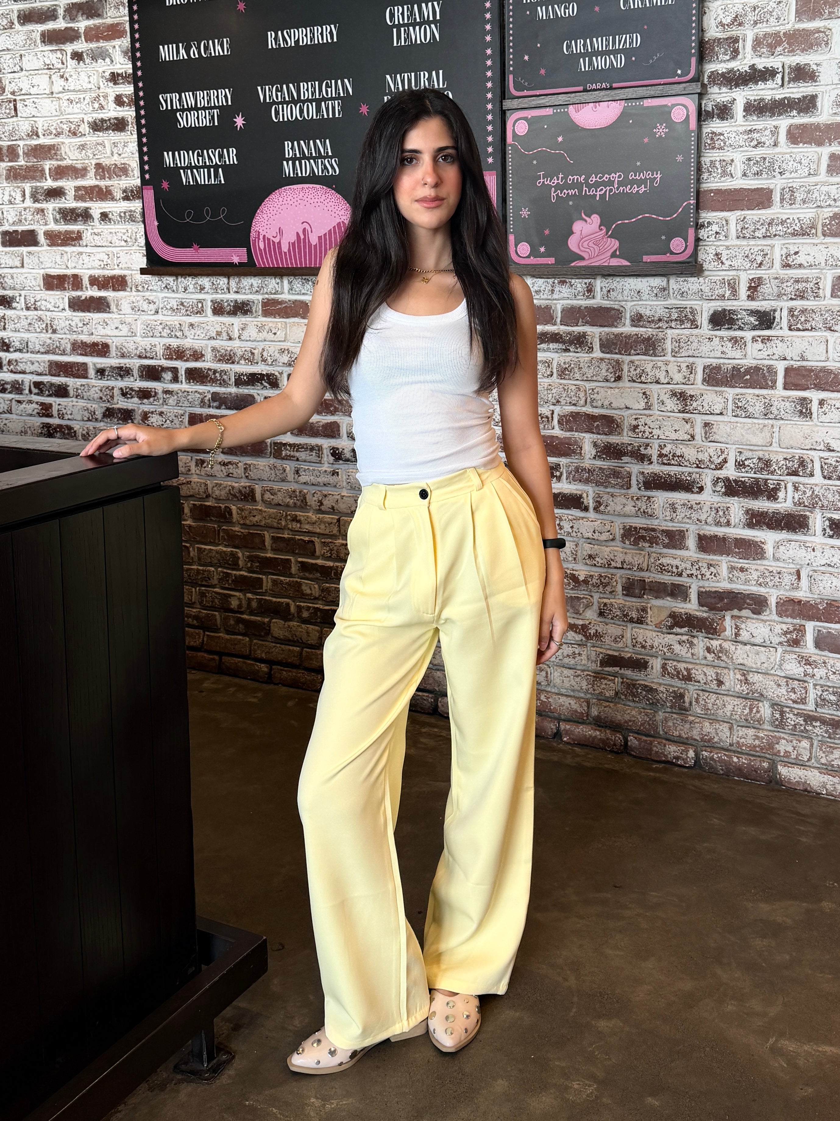 Wide-Leg classic Pants