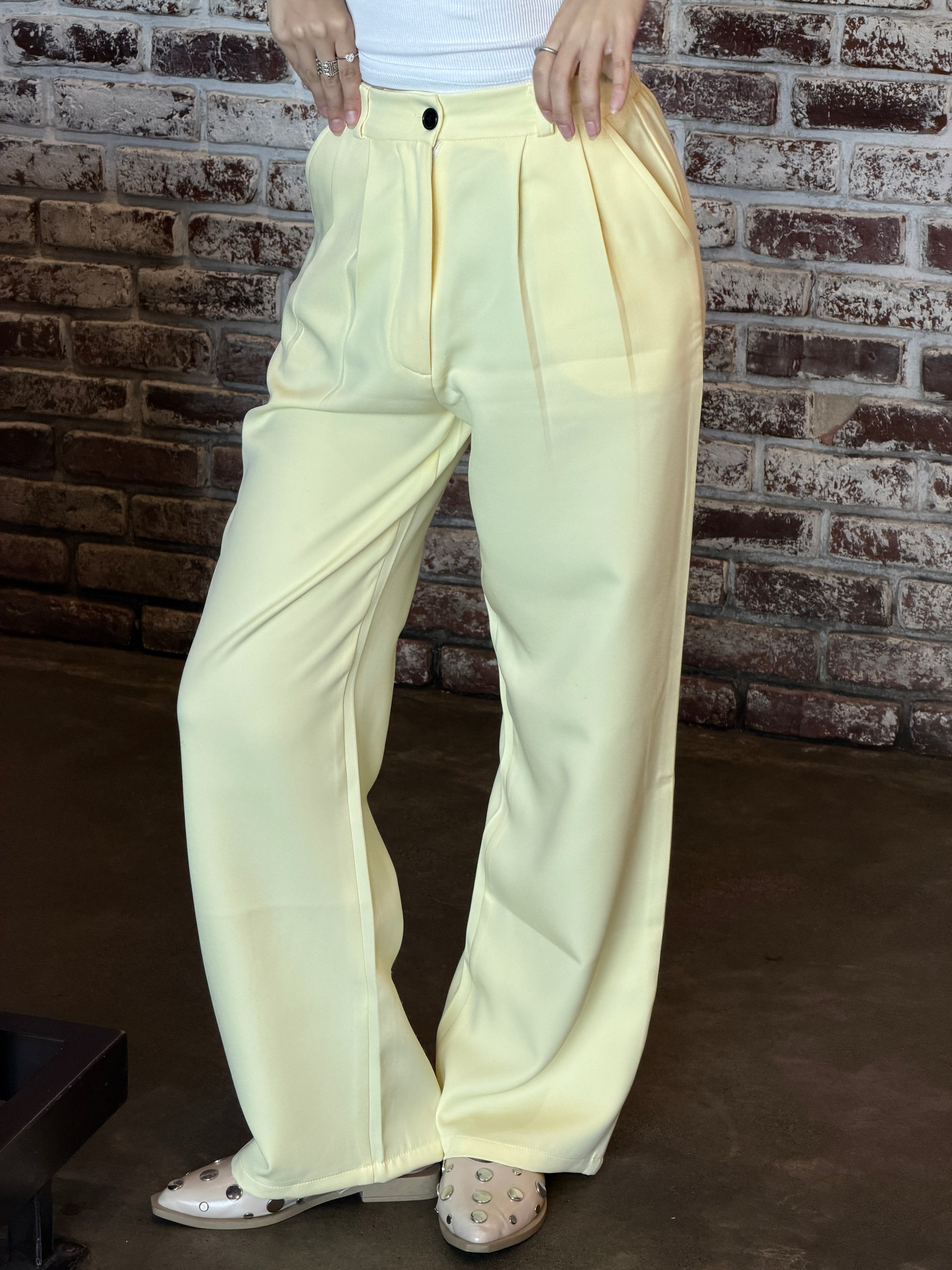 Wide-Leg classic Pants