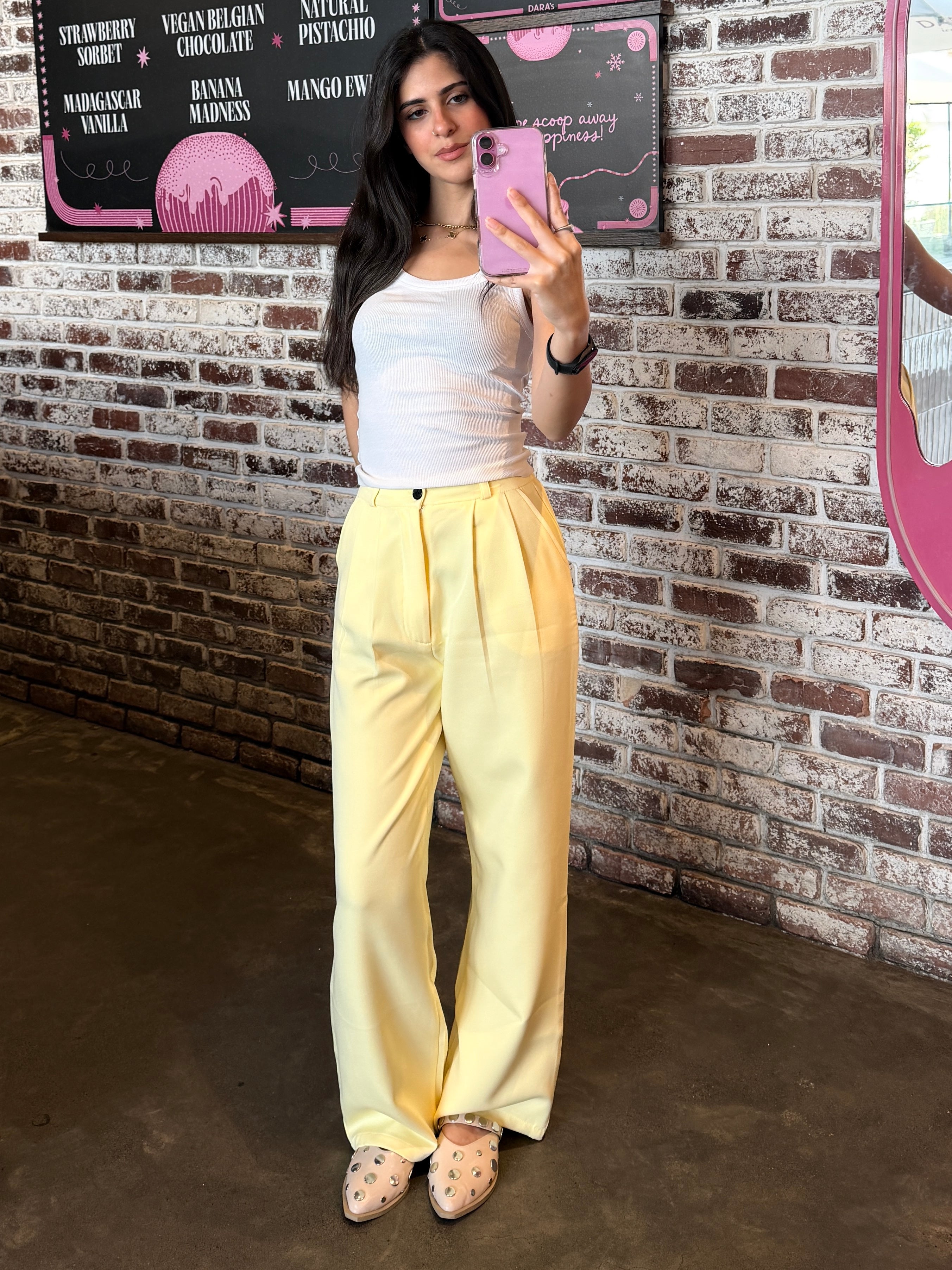 Wide-Leg classic Pants