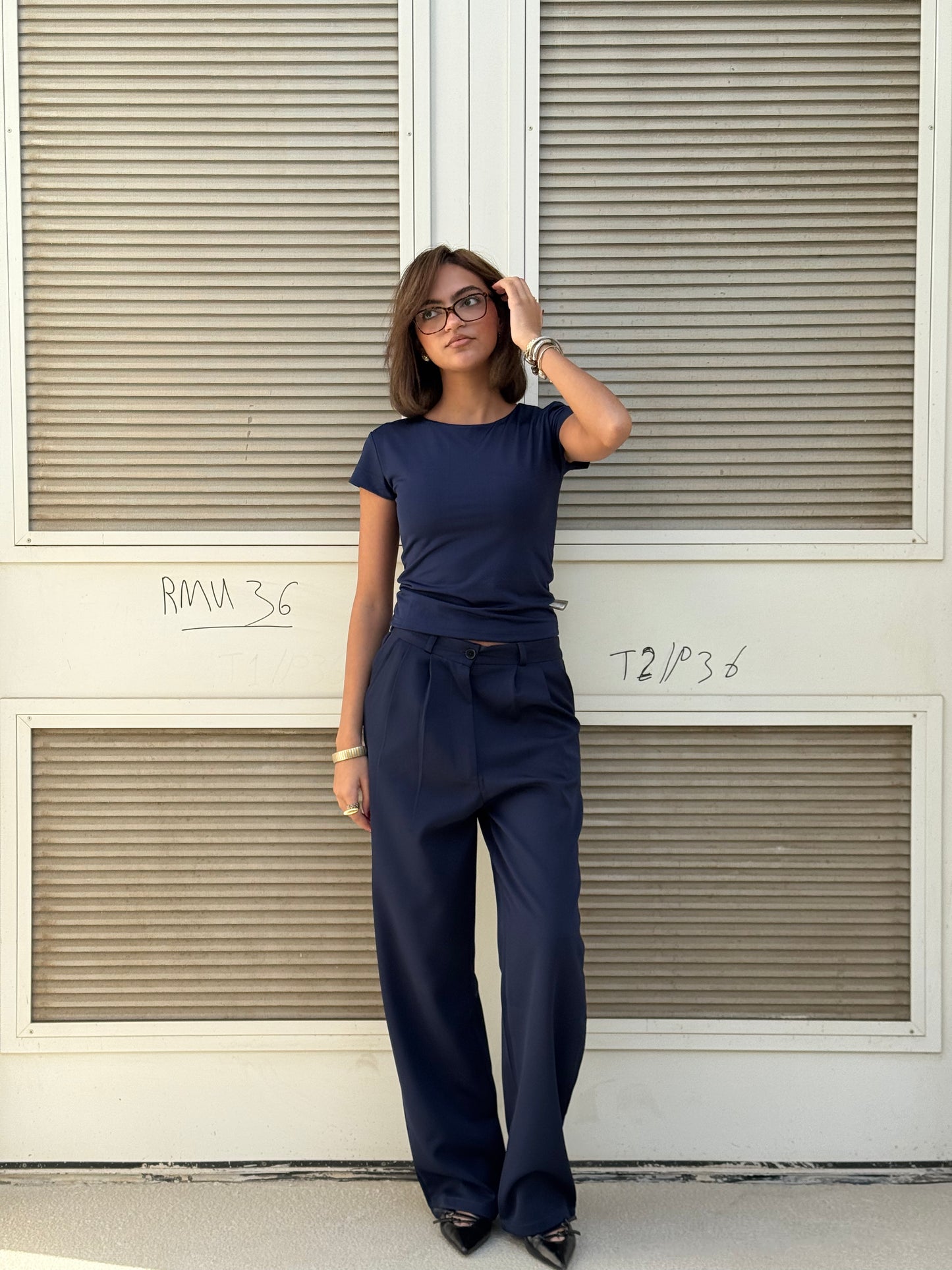 Wide-Leg classic Pants